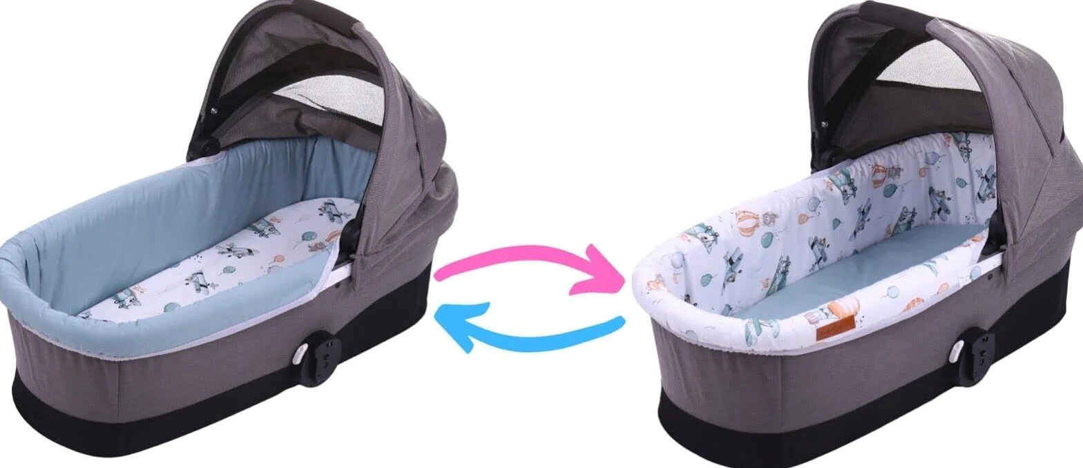 Copertura per navicella double-face per passeggino Dreamy Flight/Sage