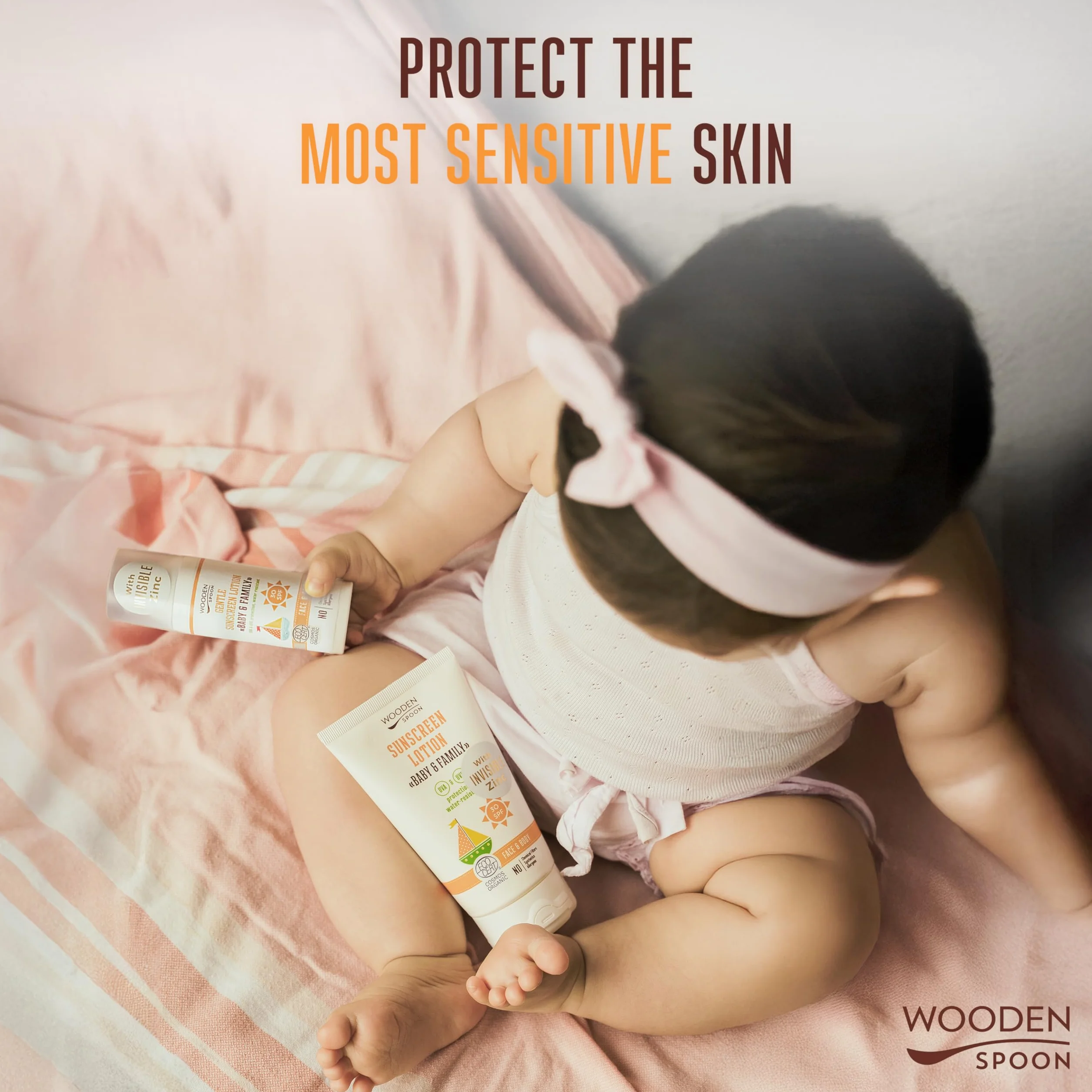 Wooden Spoon Crema Solare Biologica Bambini e Famiglia SPF30 – 100% Naturale, Zinco Invisibile, Senza Residui Bianchi, Ipoallergenica, Vegan, Resistente all’Acqua – 150 ml