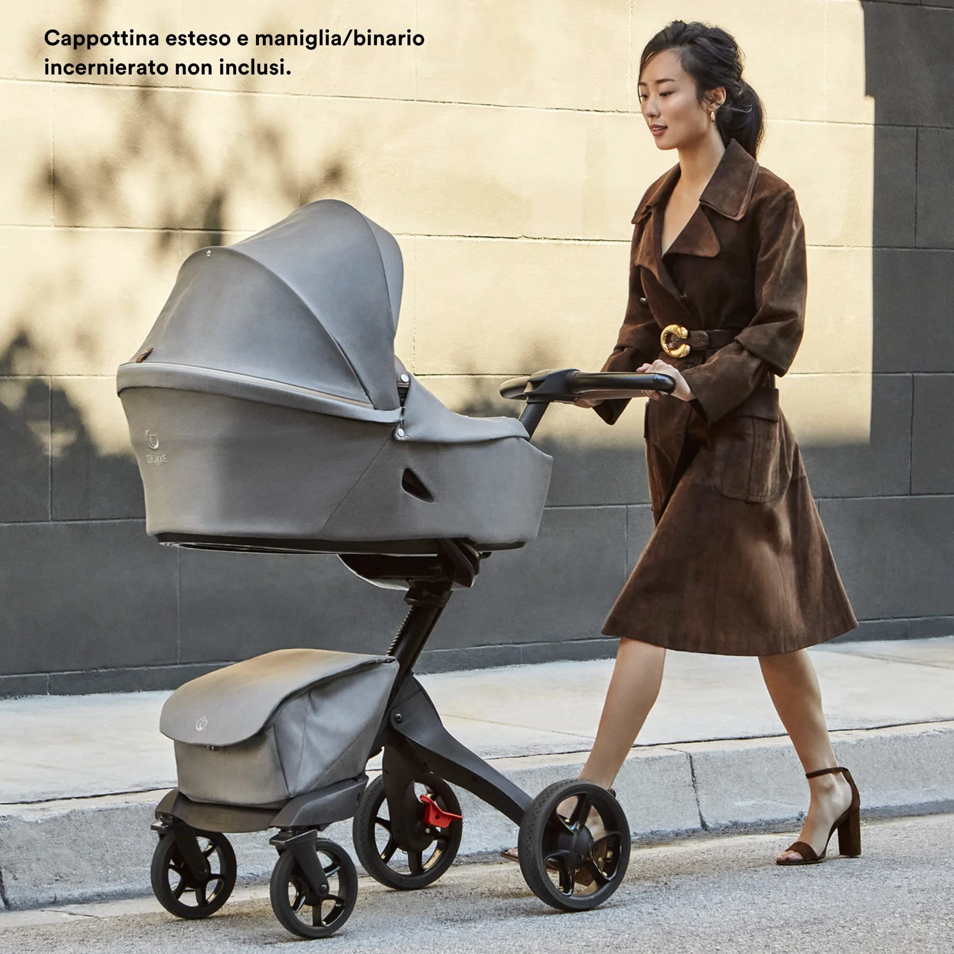 Stokke Navicella Xplory X, Royal Blue - Navicella rimovibile per il passeggino Xplory X - Morbido interno, materasso traspirante e due comode tasche
