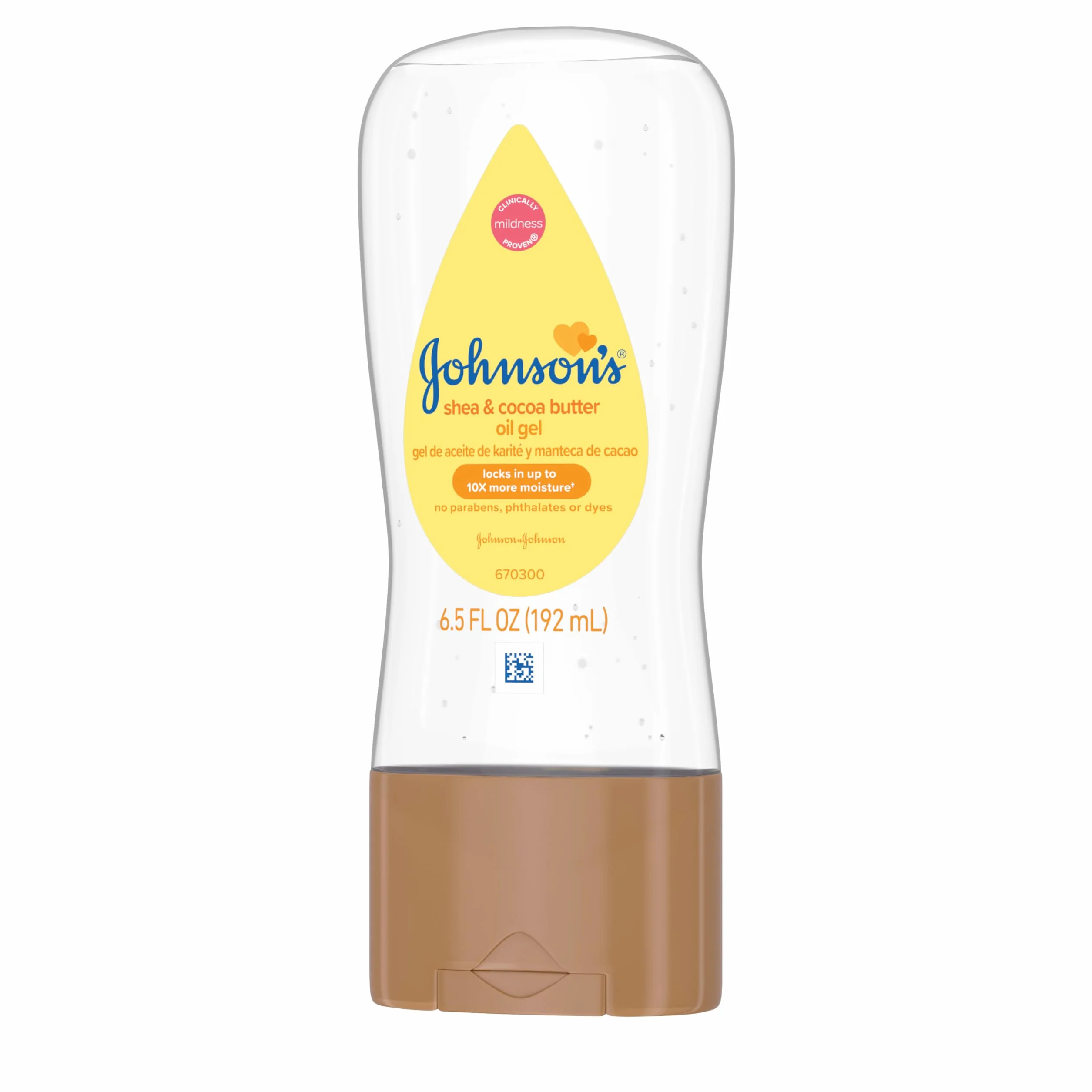 Johnson's Baby Oil Gel, Shea & Cocoa Butter, 6.5 Ounce by Johnson's Baby