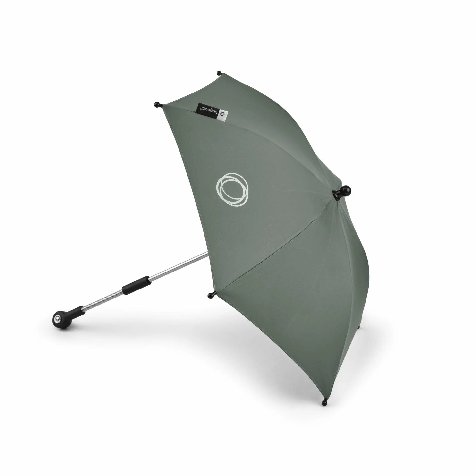 Bugaboo Ombrellino+, Compatibile con Tutti i Passeggini Bugaboo, Tessuto con fattore di protezione solare UPF 50+, Ampia Zona d'Ombra, Collegamento con Un Clic, Forest Green