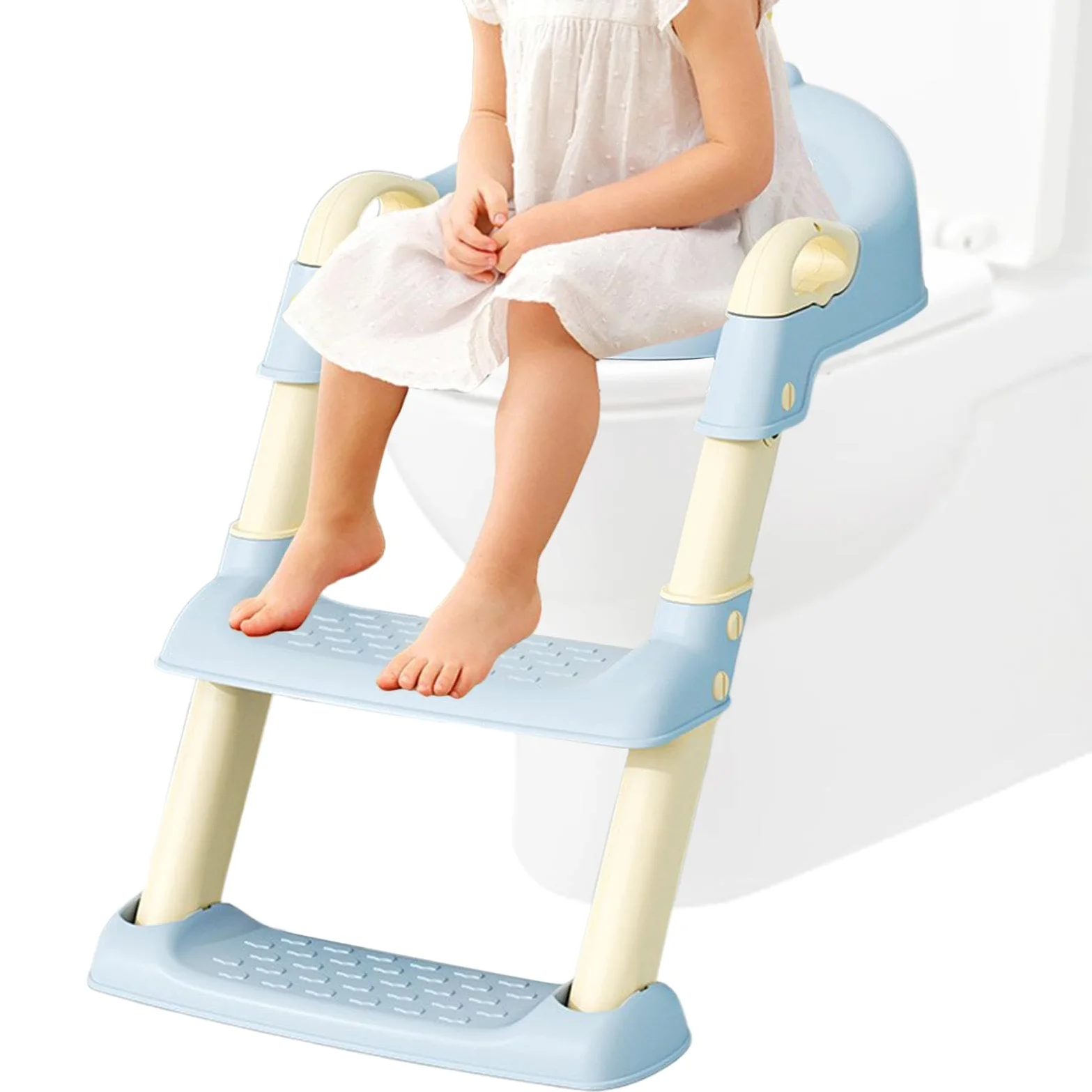 Scaletta WC per Bambini Scaletta Ergonomica Bambini Con Disegni Cartoon | Portatile Per Bambine e Bambini Forniture Addestramento Vasino Confortevole per Piccoli Bagno WC Cartoon