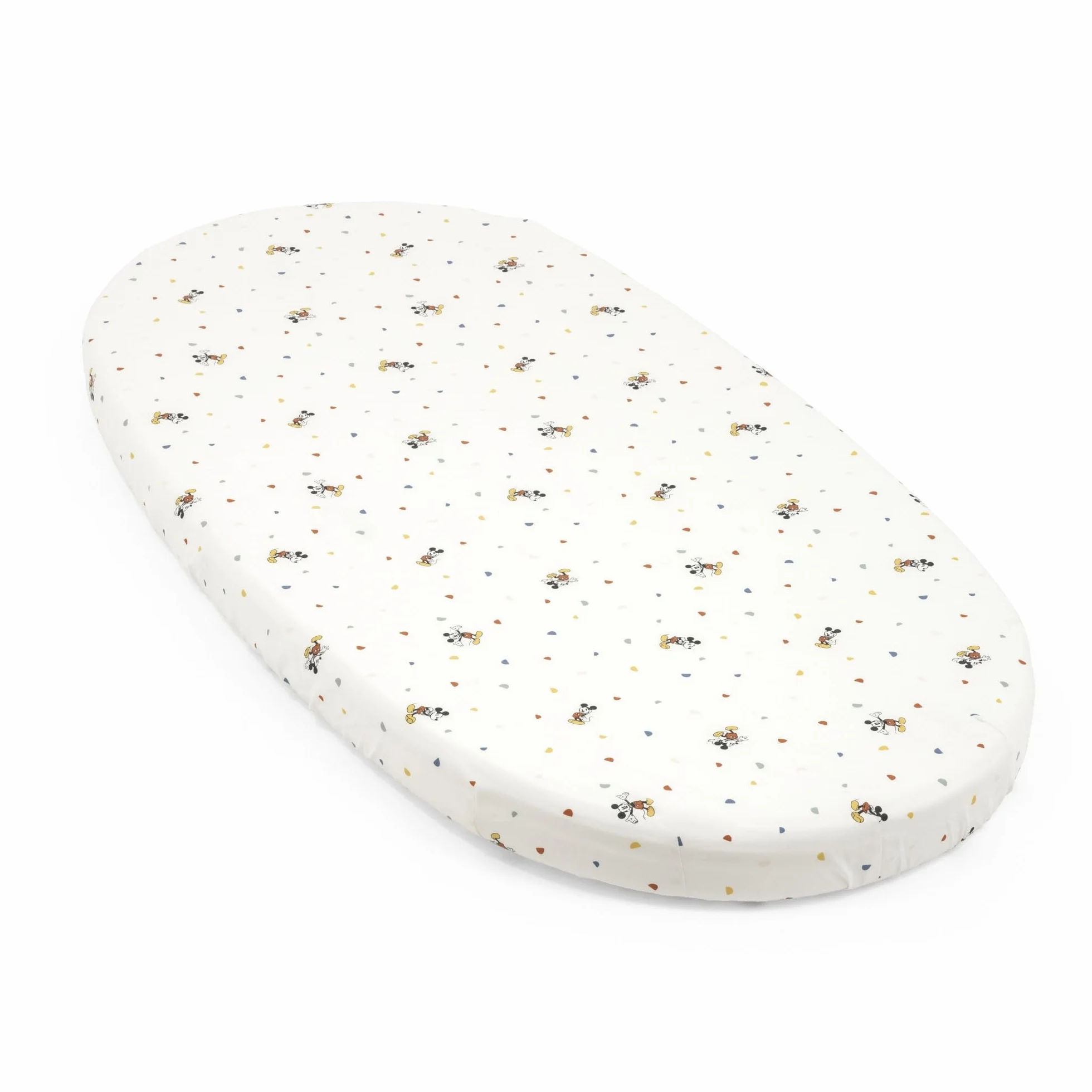 Lenzuolo sotto Stokke Sleepi, Mickey Celebration - Morbide lenzuola per sogni dolcissimi - Creato per Stokke Sleepi Mini & Crib/Bed 100% morbido cotone Percalle - Lavabile in lavatrice