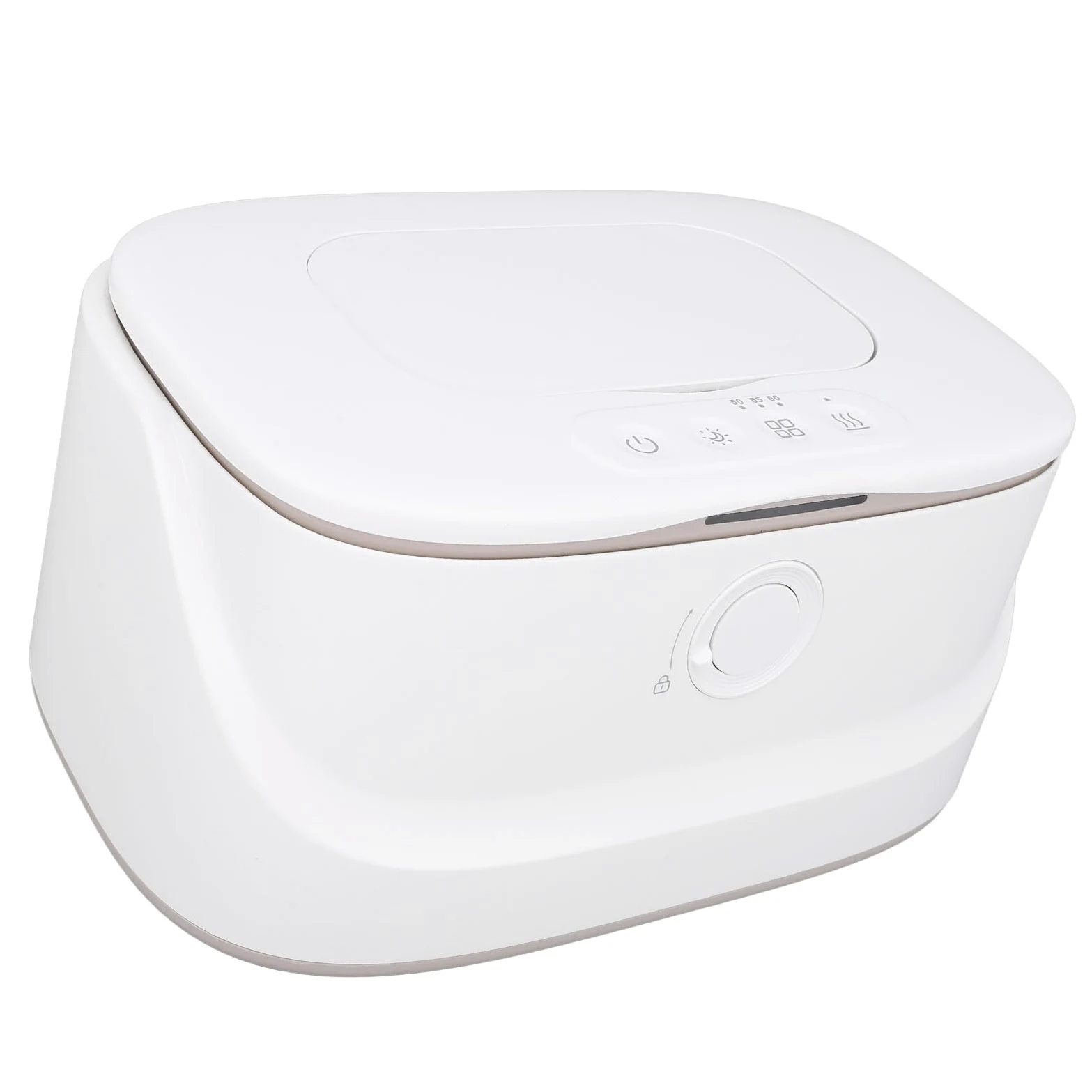 Generic Riscaldatore per Salviette per Neonati, Materiale di Alta qualità, Temperatura Regolabile e Luce Notturna per un Comodo Utilizzo Notturno (WHITE)