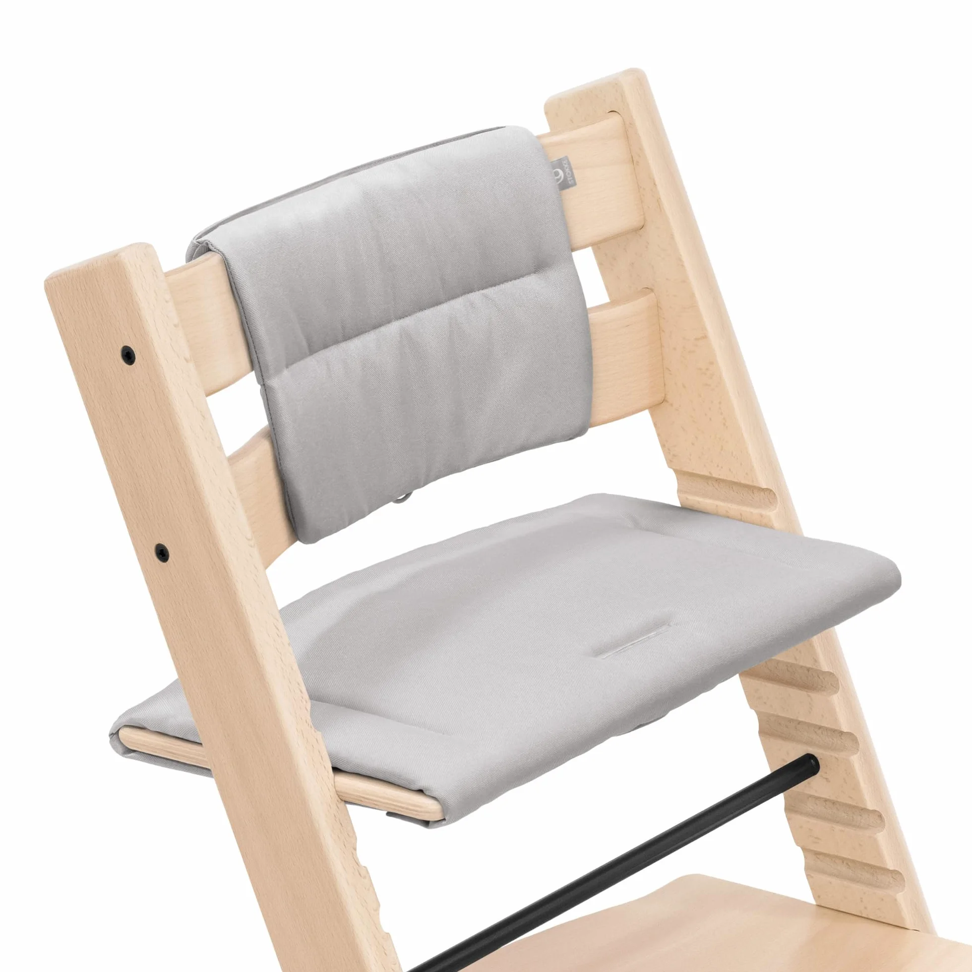 Cuscino Stokke Tripp Trapp, antracite - compatibile con tutte le sedie e i baby set Tripp Trapp - resistente a liquidi, macchie e sporco