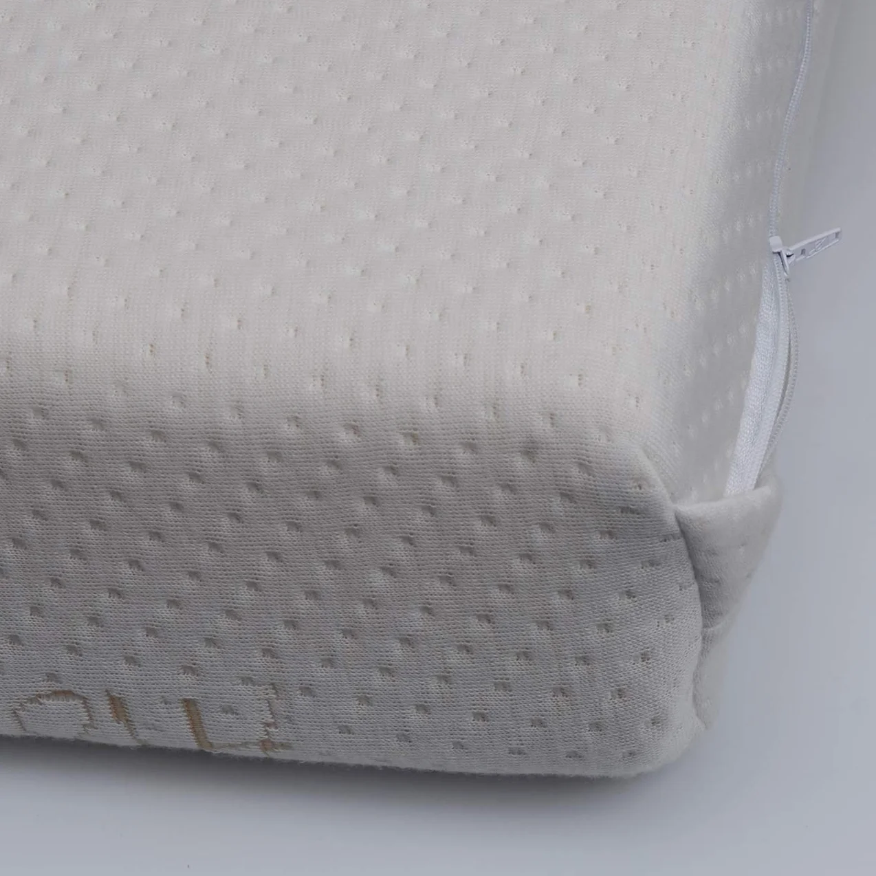 PEKITAS - Materasso Miniculla 50x75x10 cm Custodia Tessuto AloeVera Erogonómico Traspirante Antisoffocamento Con Cerniera Lavabile, Interno Schiuma bianca, Fabbricato In Spagna