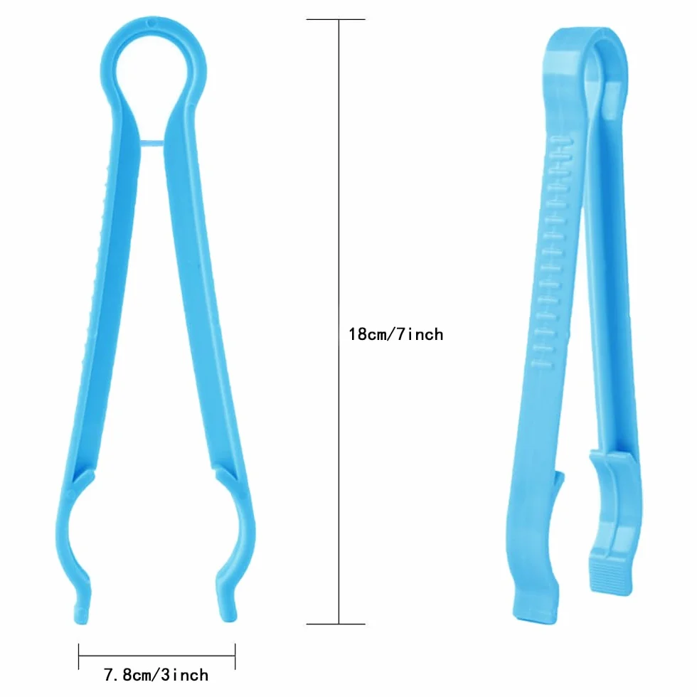 3 Pezzi Pinze per Biberon Multifunzione, Bottiglia Multifunzione Morsetto Pinze Sterilizzate per Neonati Strumento per La Pulizia Delle Bottiglie Clip Anti-Scottature per Biberon Bambini