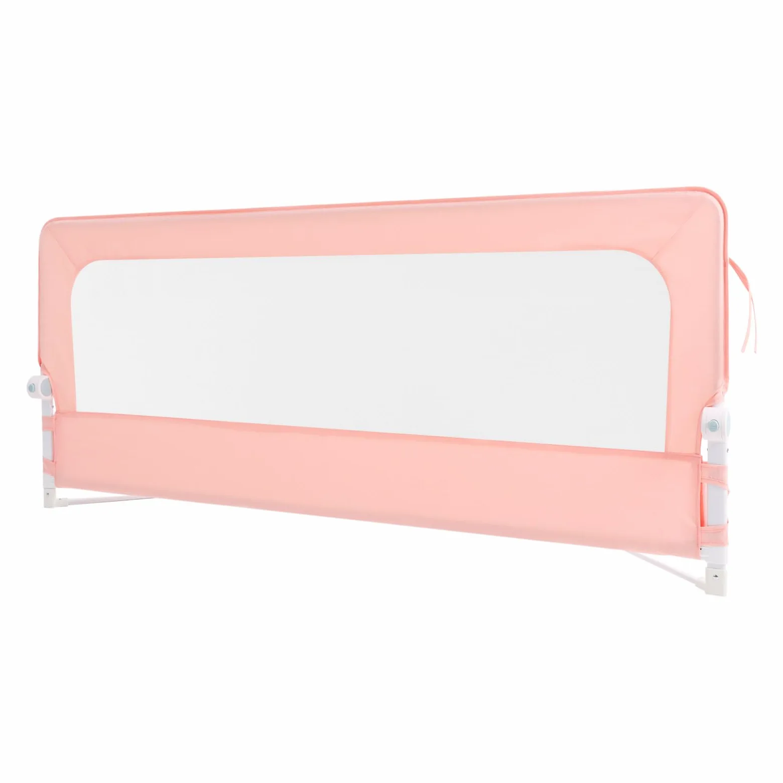 Griglia di protezione per letto pieghevole, per bambini, protezione dal letto, per bambini, 176 x 66 cm (rosa)