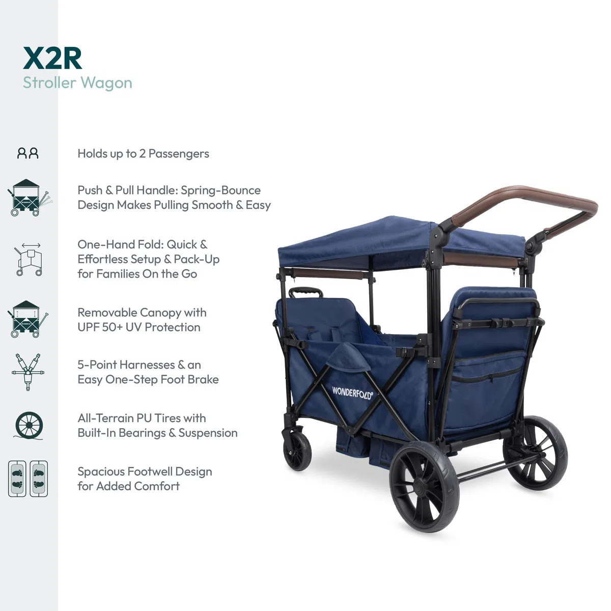 X2R Passeggino Wagon (Navy)