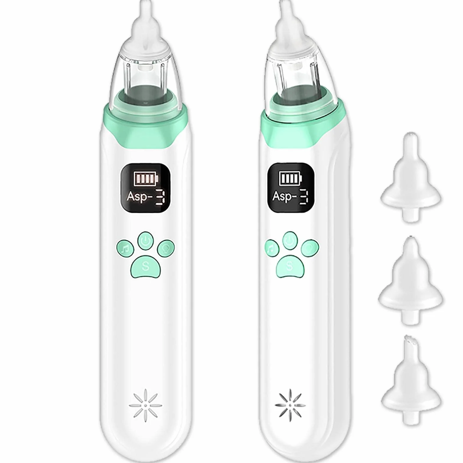 ELLENNE ASPIRATORE NASALE ELETTRICO RICARICABILE USB PER BAMBINI/NEONATI | ASPIRATORE NASALE ELETTRICO RICARICABILE CON USB PER BAMBINI E NEONATI ANTIMUCO