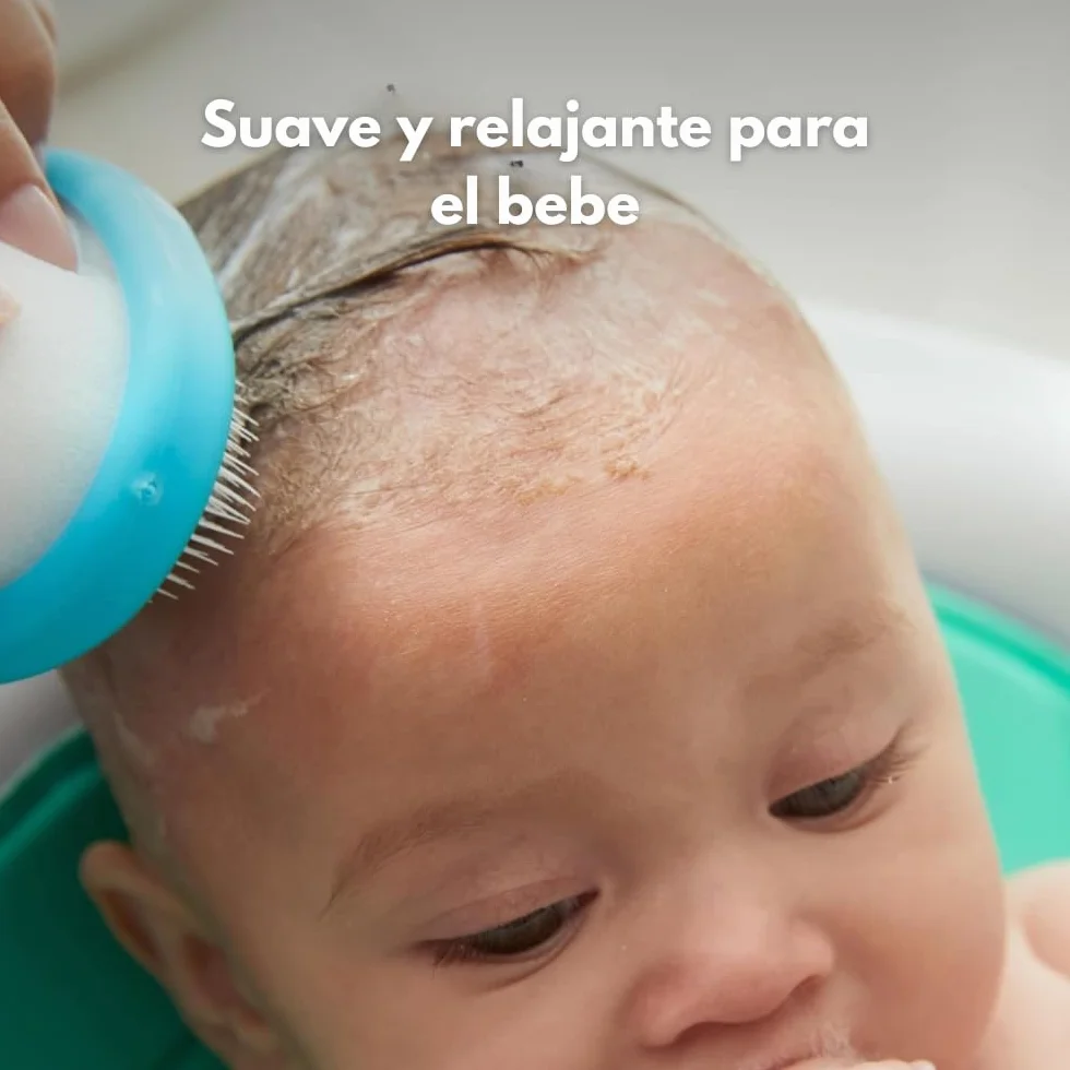 Frida Baby FlakeFixer – Kit trattamento per crosta lattea, 3 fasi, cura delicata per cuoio capelluto, con pettine e spugna inclusi