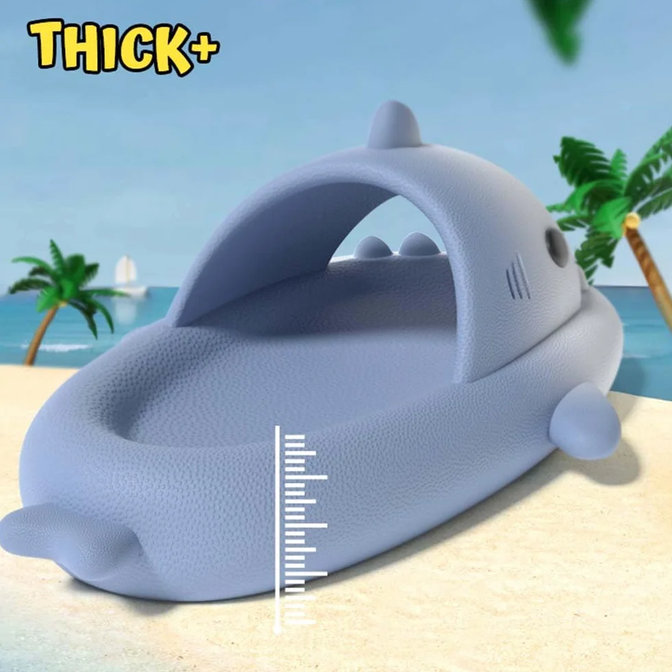 Pantofole da squalo per bambini Antiscivolo Sandali da doccia spiaggia piscina
