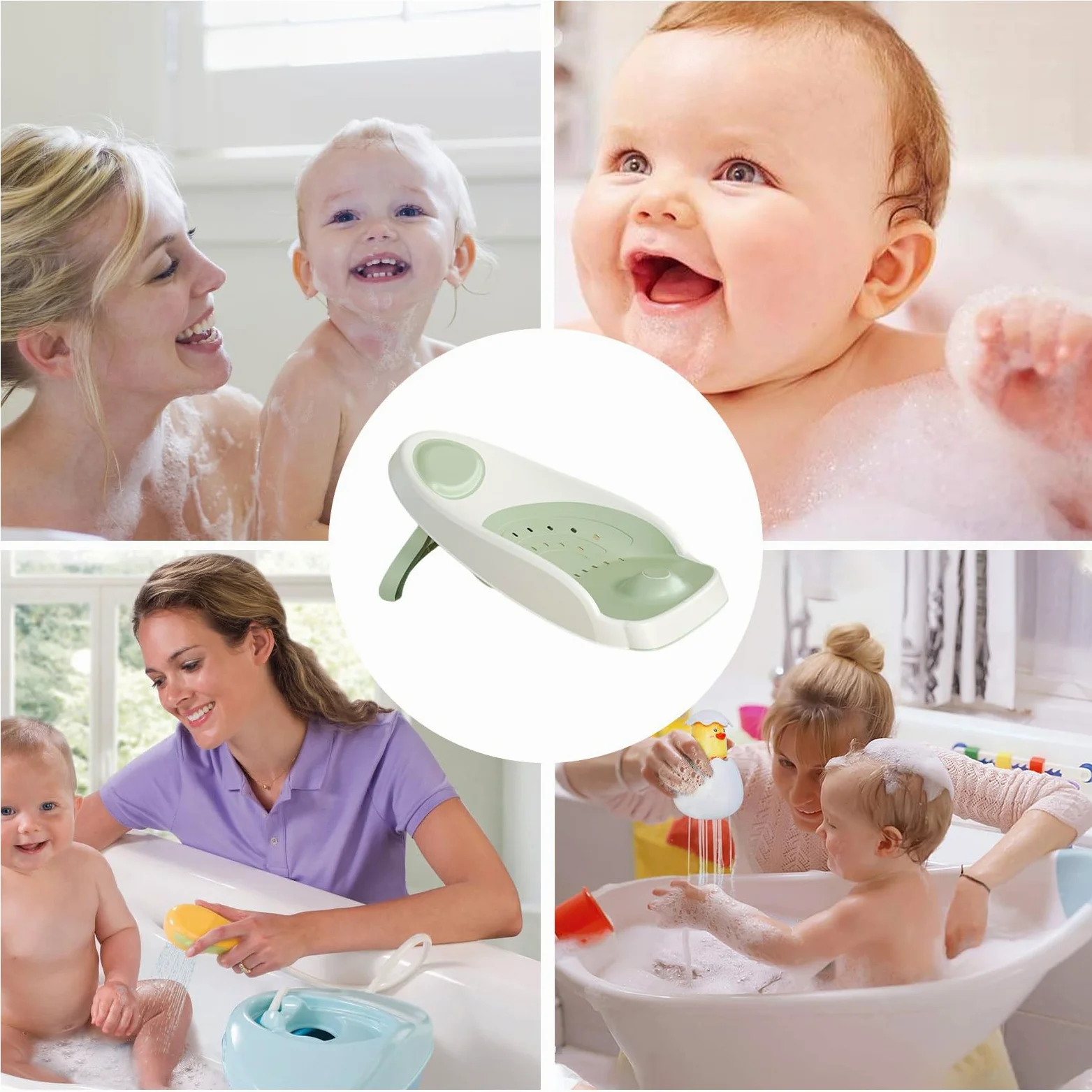 Supporto per bagnetto,Cuscino di supporto per bagnetto | Sedia da doccia per bambini Bather Easy Rinse,Supporto ergonomico per il bagno dei bambini, seggiolino per vasca da bagno, se