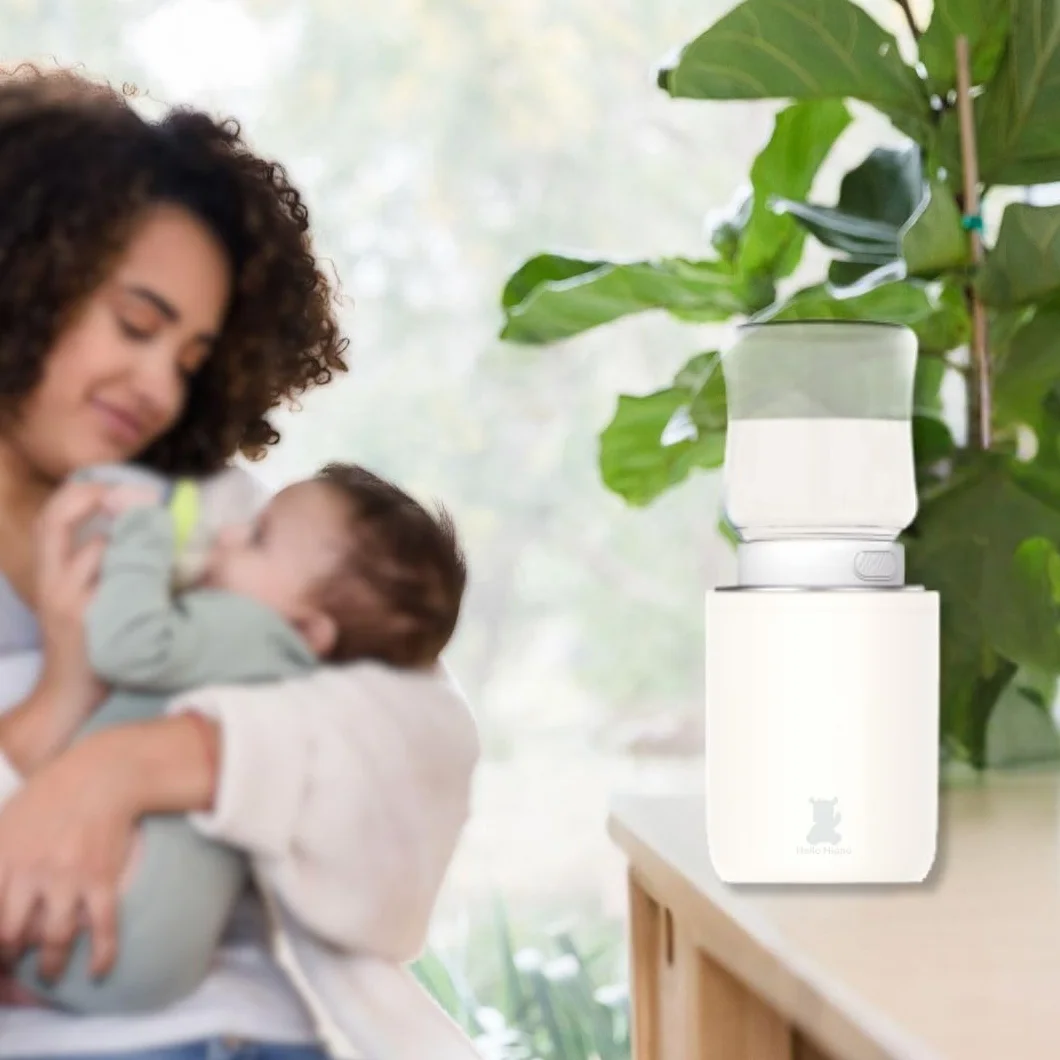 Hello Hippo - Scaldabiberon compatto e portatile: USB-C ricaricabile, anti-perdita, compatibile con Philips Avent, MAM, NUK | 4 temperature regolabili | Riscaldamento rapido ed efficiente