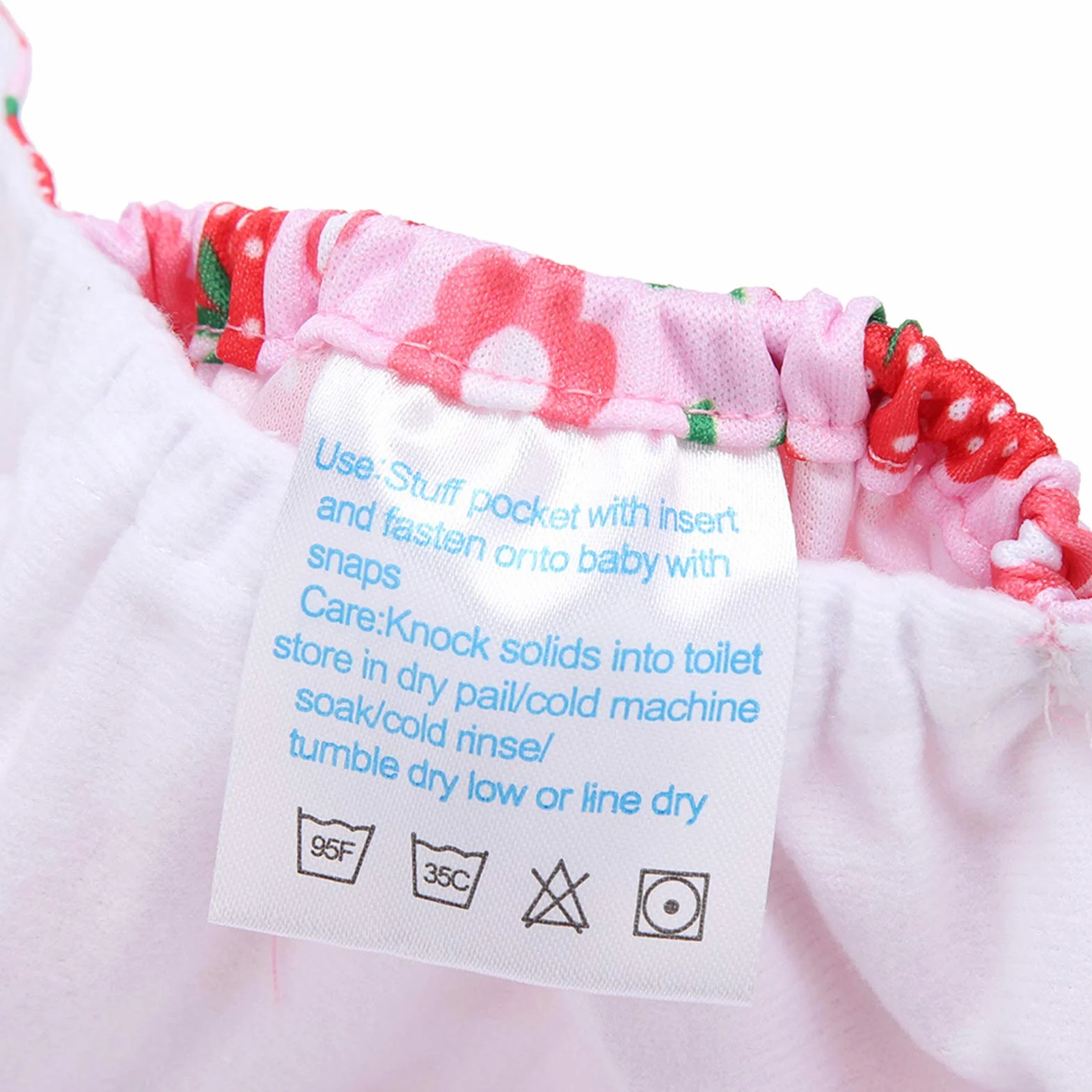 GOTOTOP Pannolini da bagno per neonate, pannolini da bagno riutilizzabili regolabili per neonati (0-3 anni), lavabili (BL006)