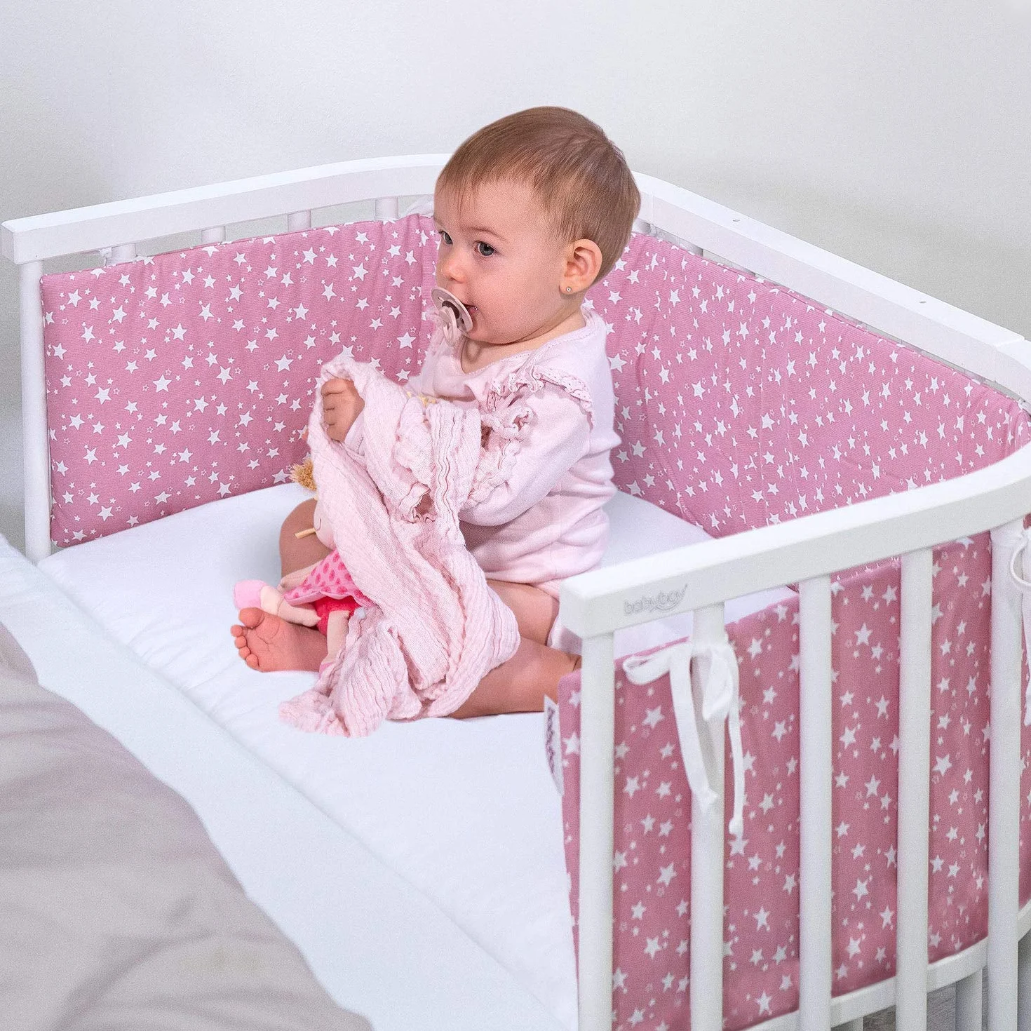 babybay 100573 lenzuolo con angoli, jersey deluxe adatto per il modello Original, torrone, 81 x 43 cm (1 confezione)