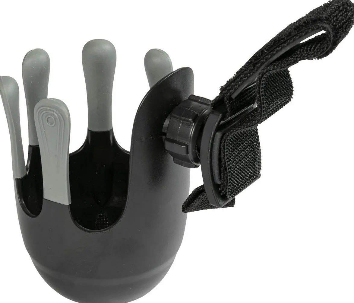 Portabicchiere Da Passeggino Universale Regolabile - Supporto Porta Biberon Con Cinghia In Velcro E Struttura Antiscivolo