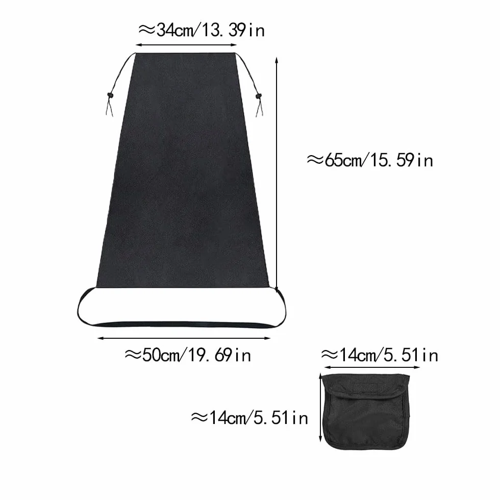 parasole ovetto Protezione UV 50+ parasole passeggino universale con custodia Regolabile ombrello per passeggino universale, Protezione solare efficace, leggermente impermeabile, Nero