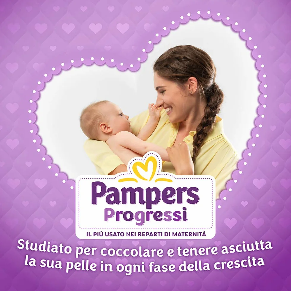 Pampers Progressi Midi, 162 Pannolini, Taglia 3, 4-9 Kg