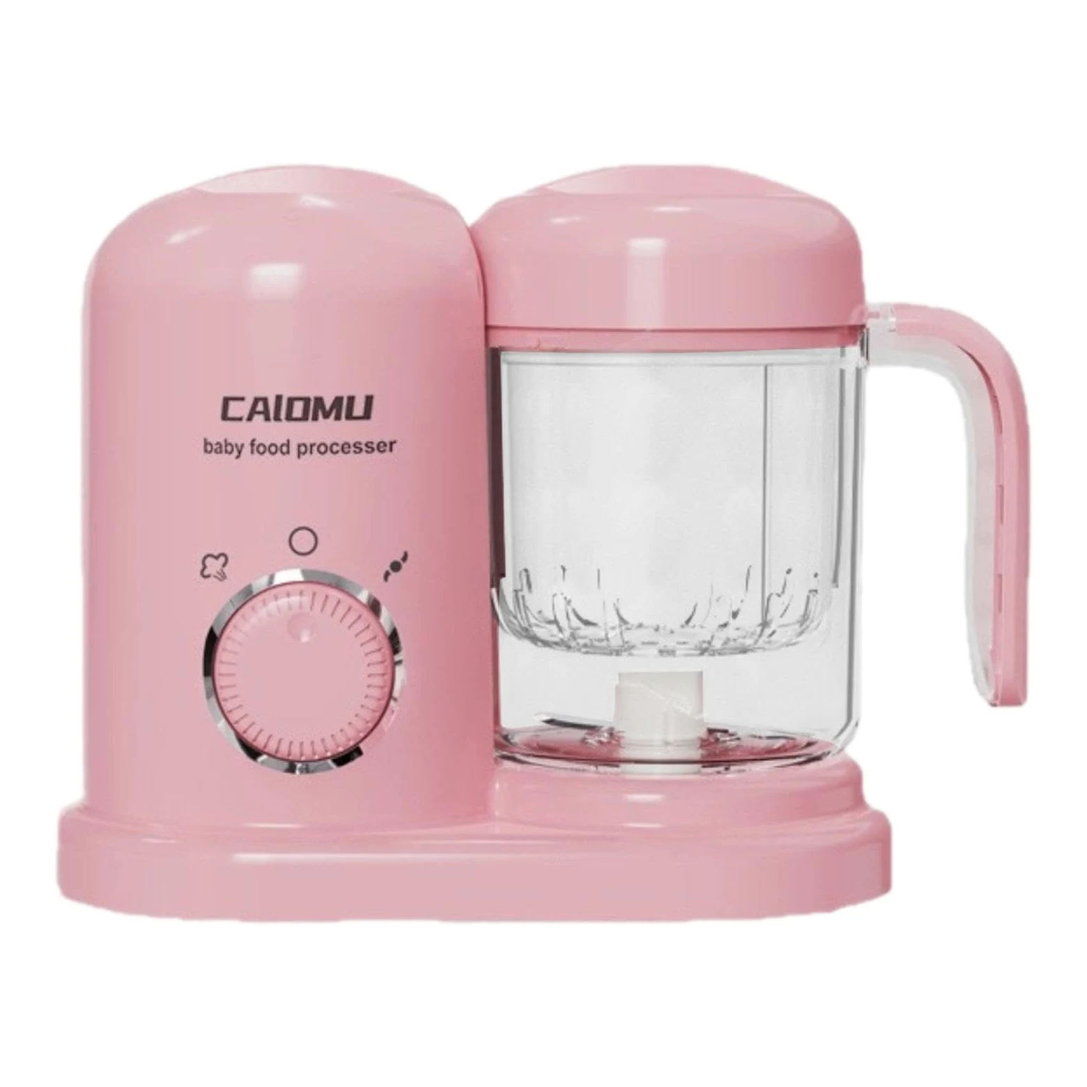 Robot Pappe Neonato Cuocipappa Frullatore Scongelatore Riscaldatore con Caraffa Graduata E Serbatoio Dedicato Facile Da Pulire Adatto a Ge, Rosa, Taglia unica bambino