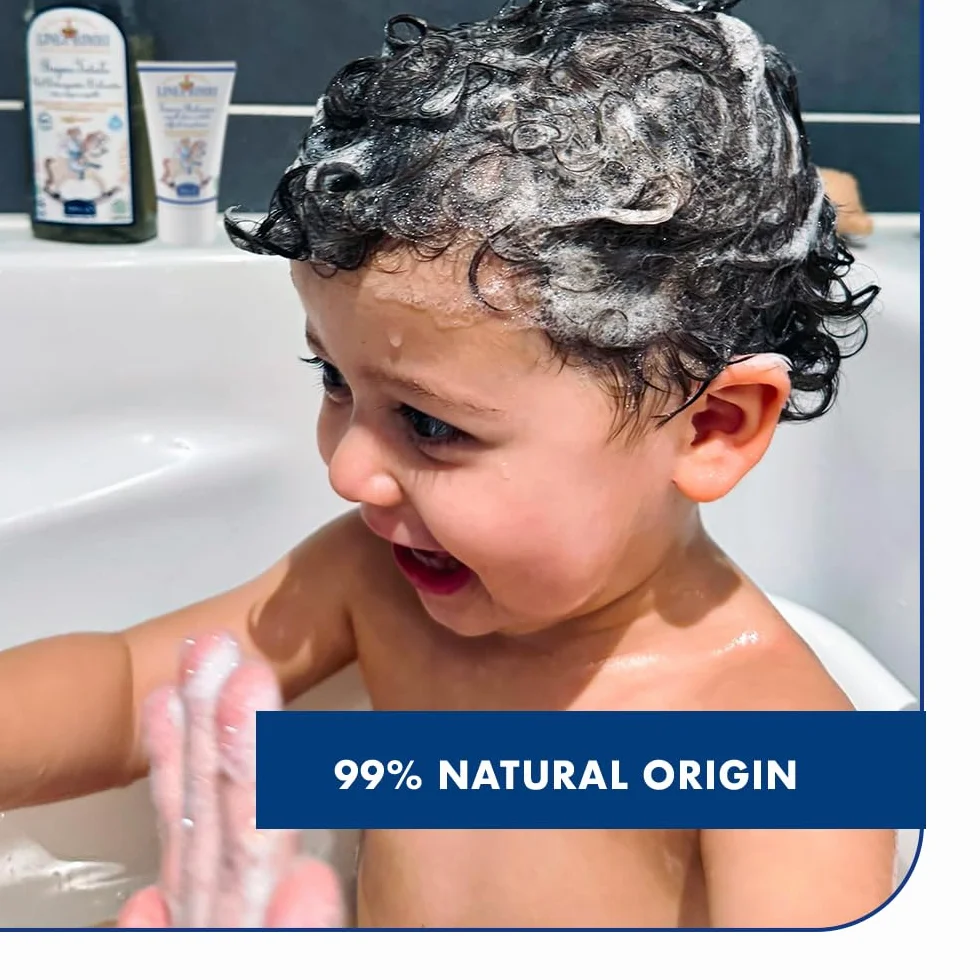 Helan, Linea Bimbi - Balsamo Capelli Ricci e Difficili da Pettinare Bambini, Districante Capelli Fini e Sottili Bambino e Bambina con Olio di Mandorle Dolci e Jojoba, Senza Parabeni e Siliconi - 50 ml