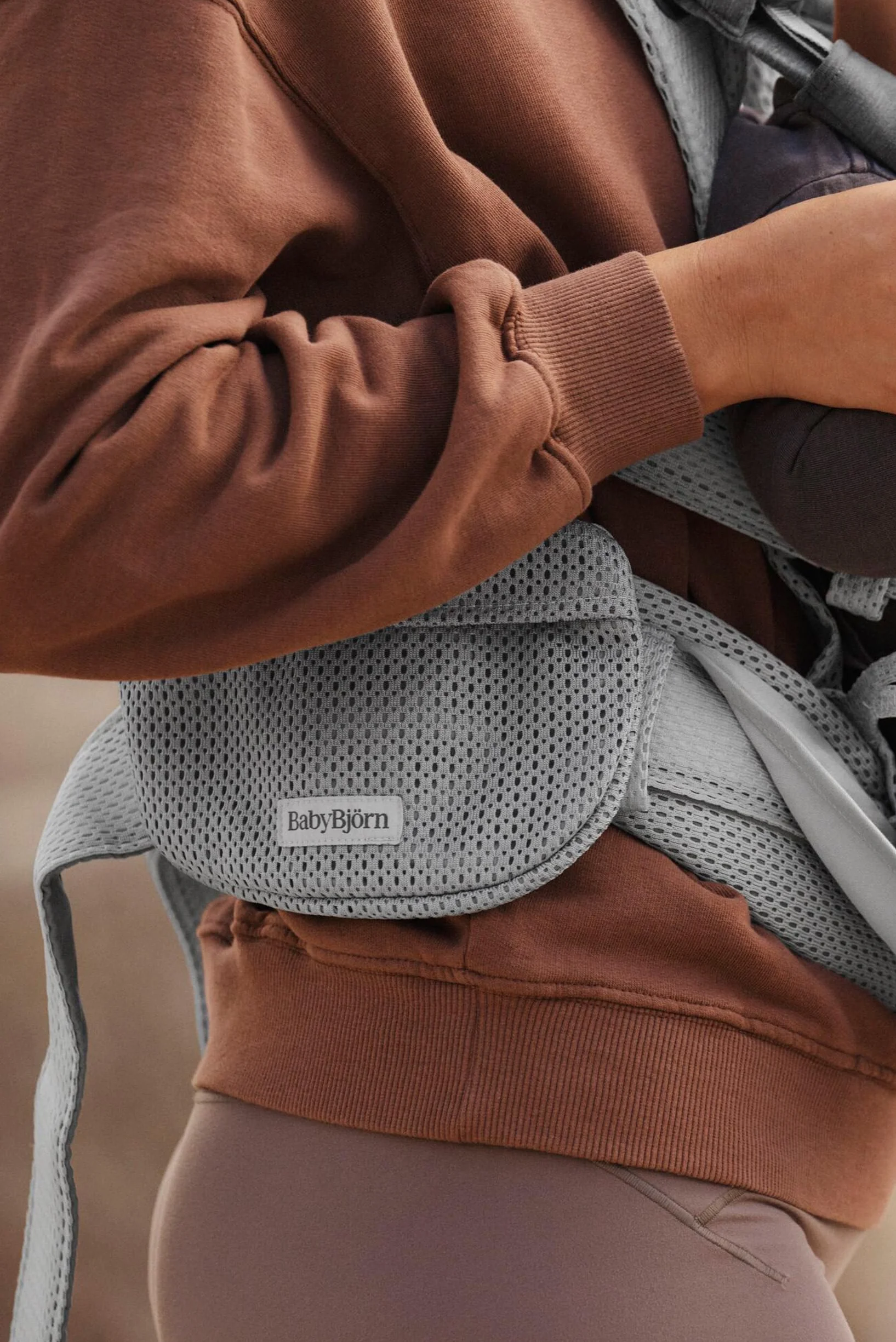 BabyBjörn Borsina per Marsupio Mesh Grigio