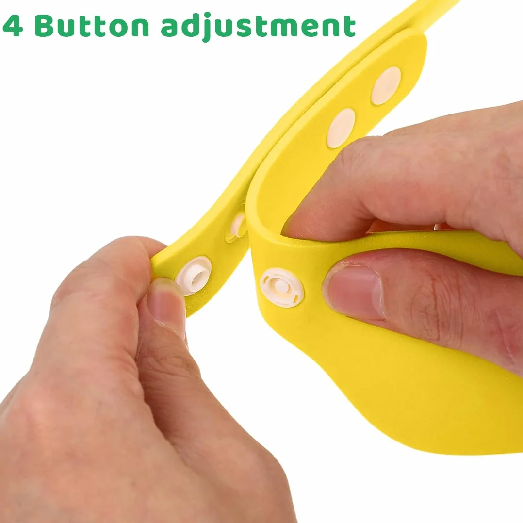 NJCXOLA Cuffie da Doccia per Bambini,2 PCS Doccia Cap per Bambino Sicurezza Regolabile Cappello Cuffia In Morbido Silicone Visiera Bimbi per Evitare che l'Acqua Scorra Agli Occhi e al Viso