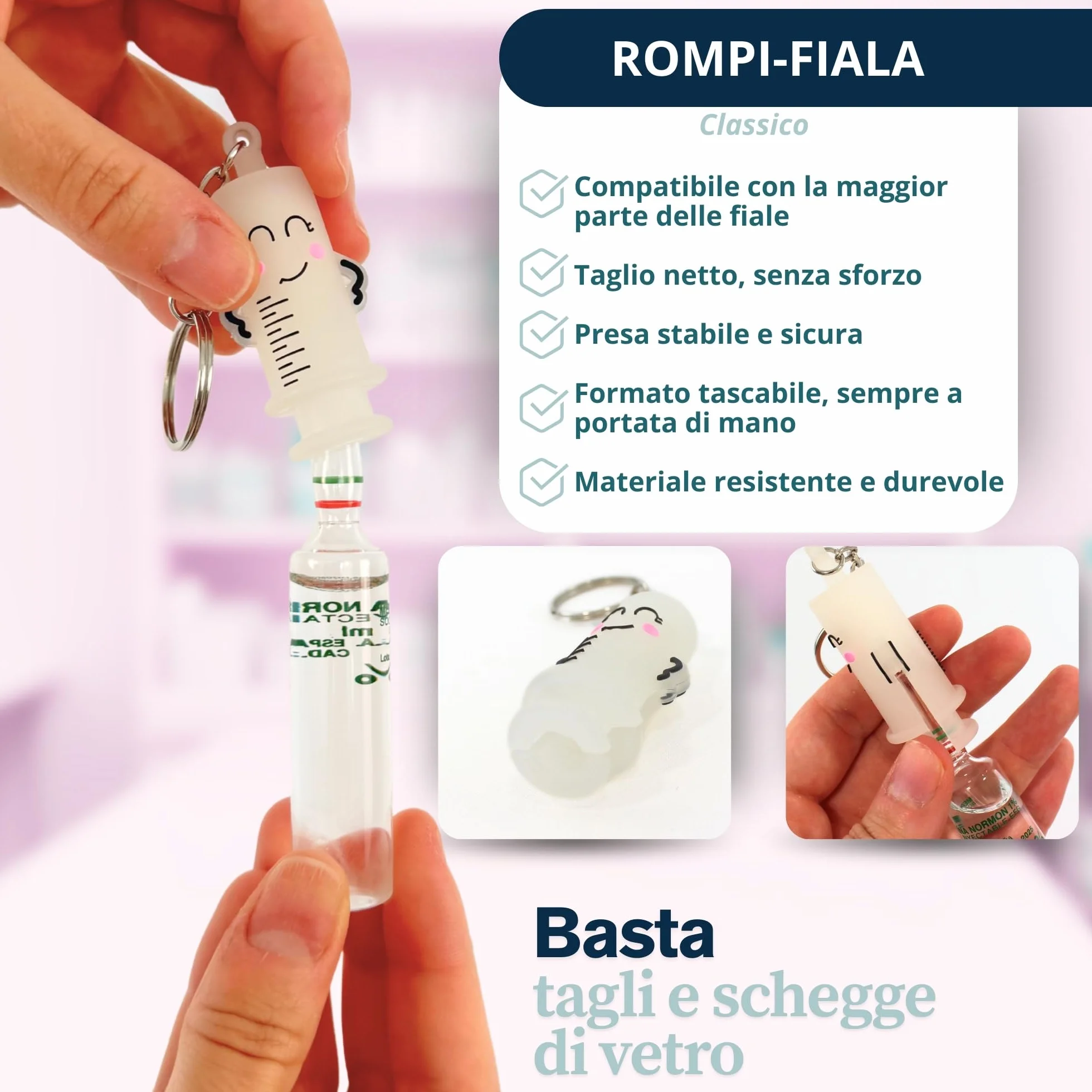 Porta badge infermiere | infermiere accessori | rompifiala infermiera | apri fiale di vetro infermiere | porta penne infermieri da tasca | portachiavi infermiera | regalo infermiera