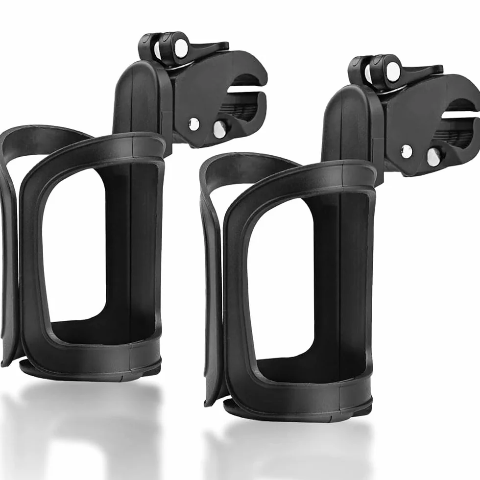 portabottiglie per passeggini, rotazione di 360 gradi per biberon, porta caffè, portabottiglie per biciclette, mountain bike, passeggini e sedie a rotelle