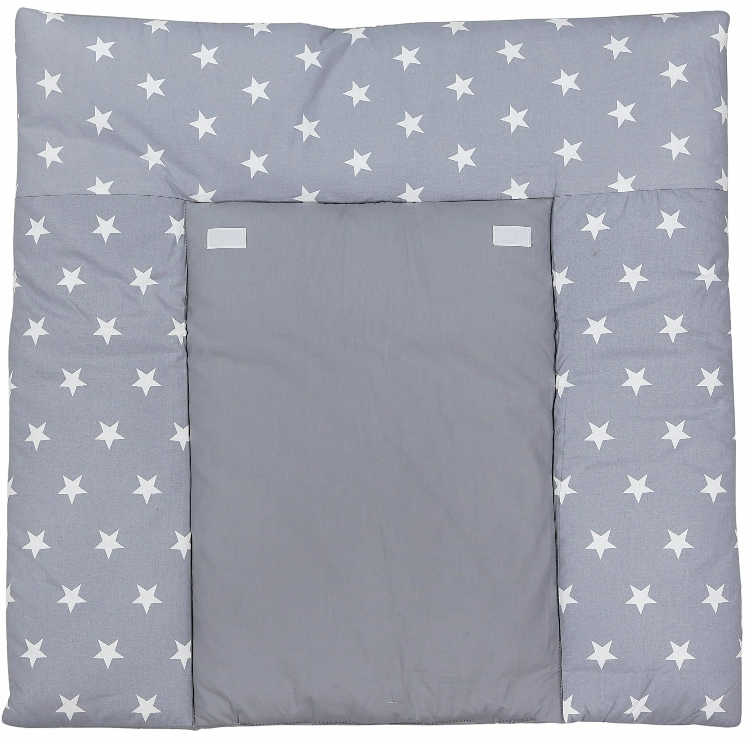TupTam Materassino Fasciatoio con 2 Coperture in Spugna, Stelle Grigio 2, 75 x 85 cm