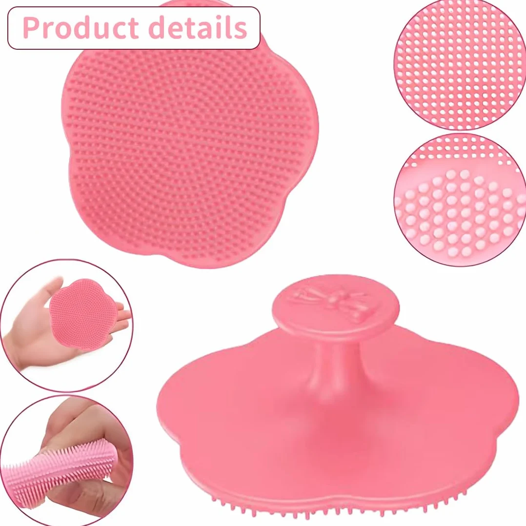 2 Pezzi Pettine Neonato, pettine crosta lattea neonato Pettine Crosta Lattea Spazzola e Pettine Neonato Pazzola per Bambini In Silicone per Pettinare i Capelli per Neonati e Bambini Piccoli