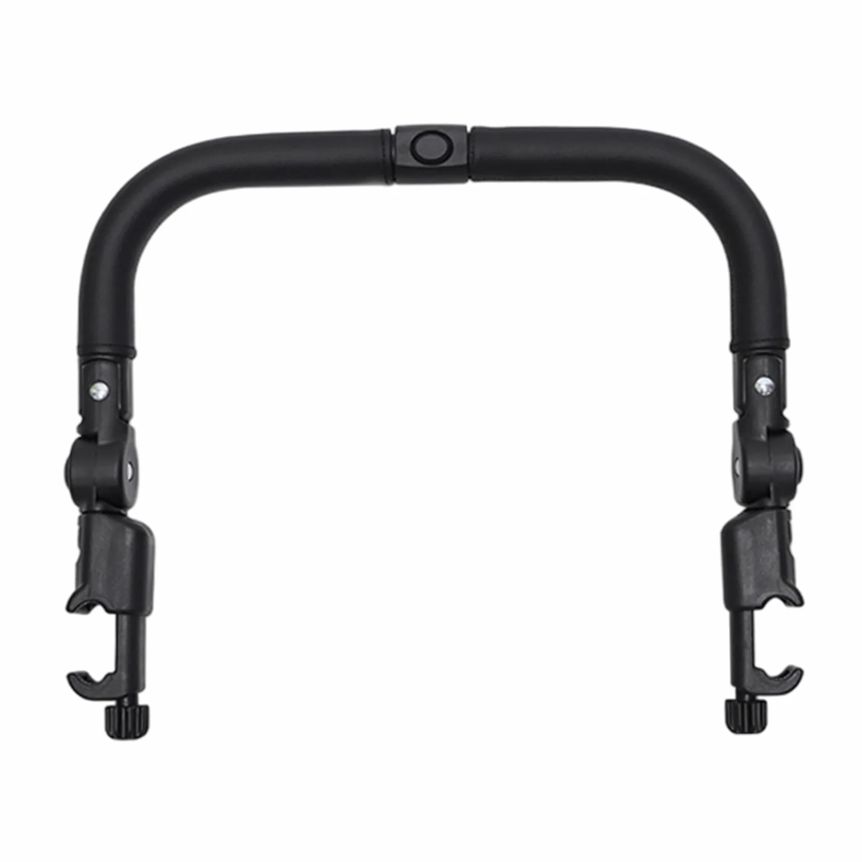 Barra paraurti per passeggino Accessori per maniglia per passeggino multifunzionali regolabili in pelle PU con interruttore a pulsante per accessori di sicurezza per neonati
