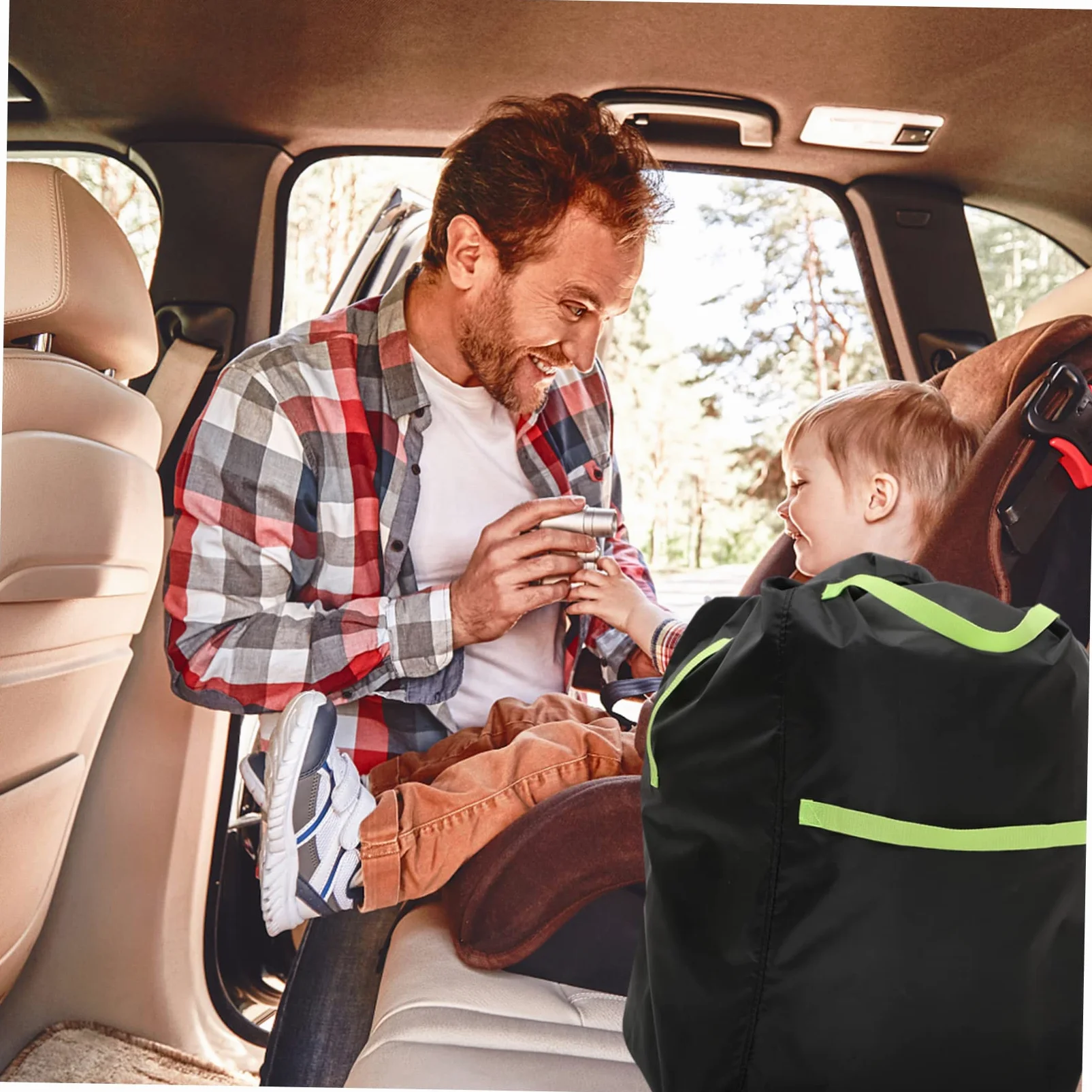 BESPORTBLE Borsa per Passeggino da Viaggio con Copertura Protettiva, Resistente Tessuto Oxford, Doppia Tracolla per Genitori, Protezione Rapida per Gate Aeroportuale, Facile da Pulire