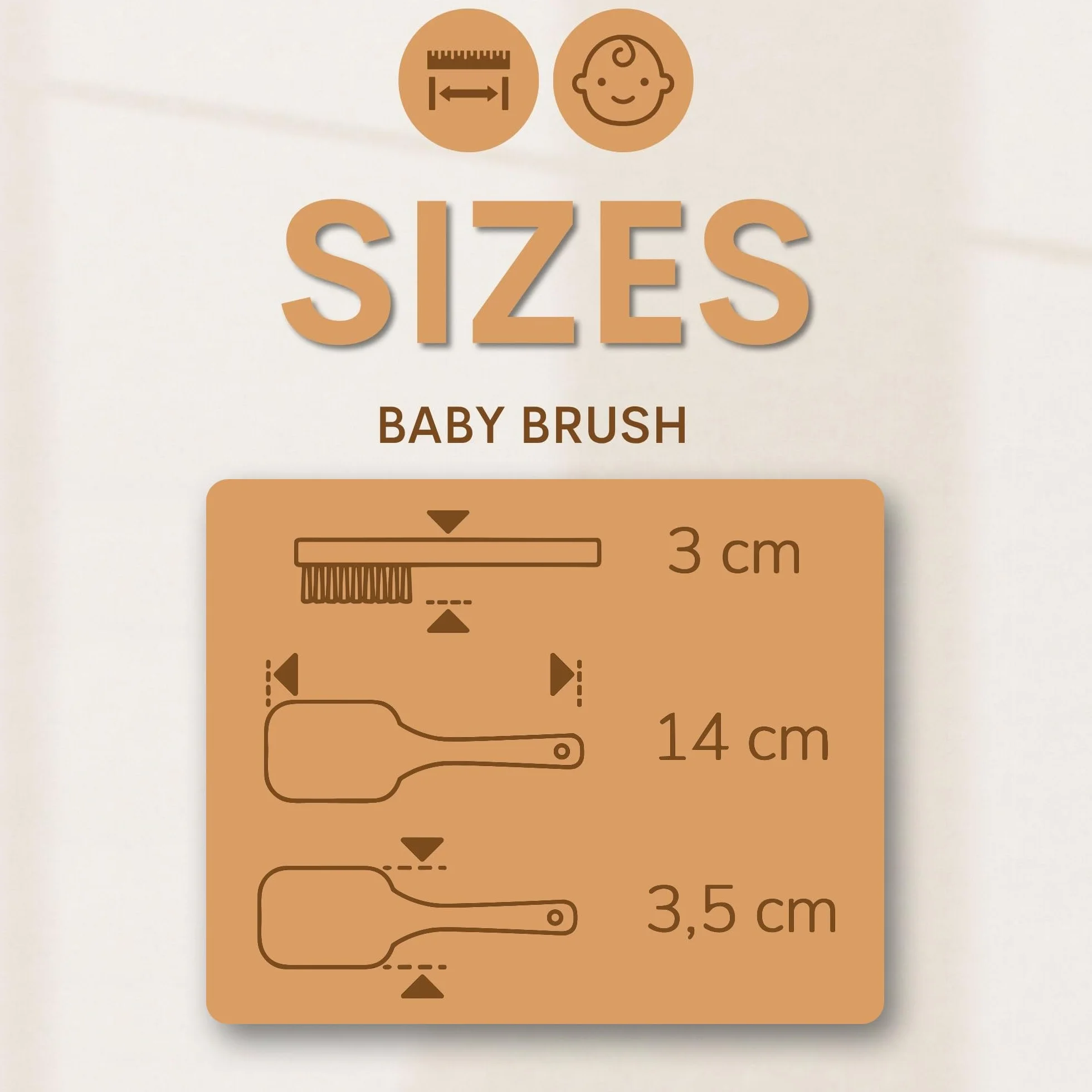 DOJA Barcelona Spazzola Massaggiante per Neonato con Cura Capillare Efficace, Setole Morbide e Uso Semplice - Capelli Bambini- Spazzola Crosta Lattea Neonato - Pettine per Bambina