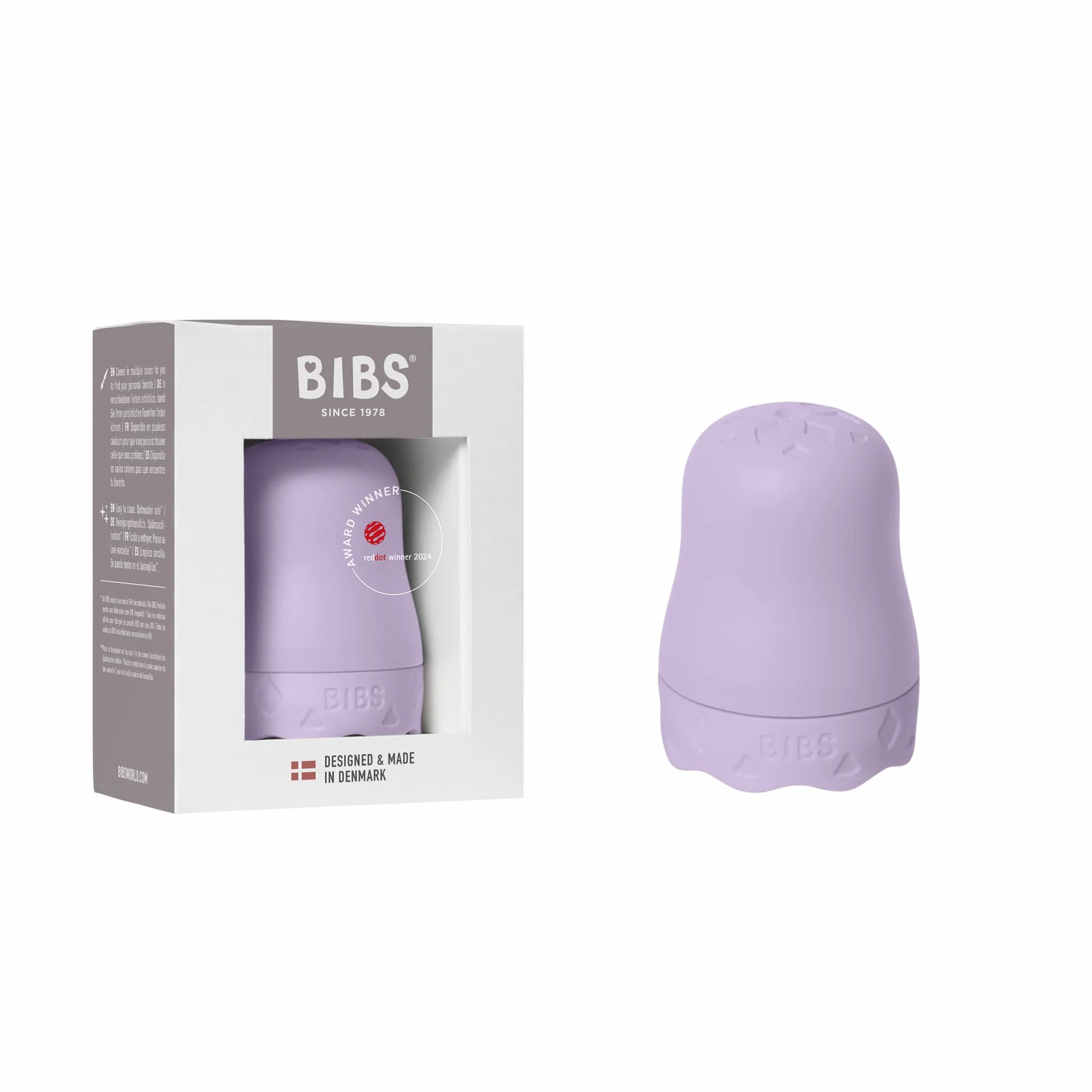 BIBS Boheme - Kit di bottiglie in vetro di diverse dimensioni, da abbinare a Bibs - Violet Sky