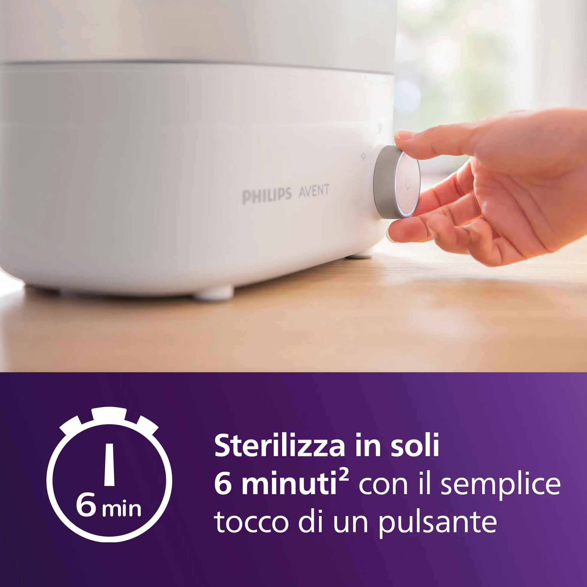 Philips Avent Esterilizador De Botellas Eléctrico A Vapor Para Hasta 6 Biberones, Tetinas Y Accesorios, Diseño Modular, Color Blanco SCF291/00