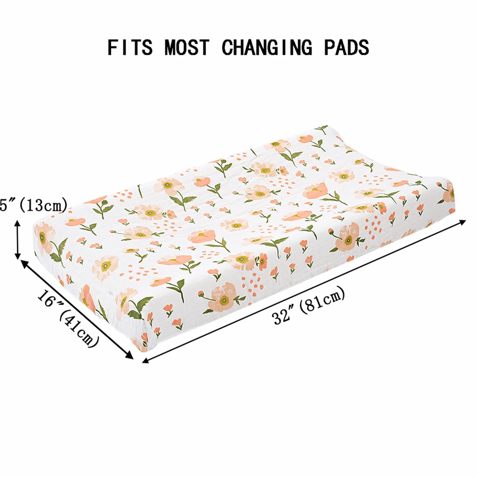 Floral Diaper Changing Pad - Waterproof Change Mat | Waterproof Changing Pad Liners | Soft And Surfaces Ensures Utmost Comfort For Little Your | Hand Or Machine Wash