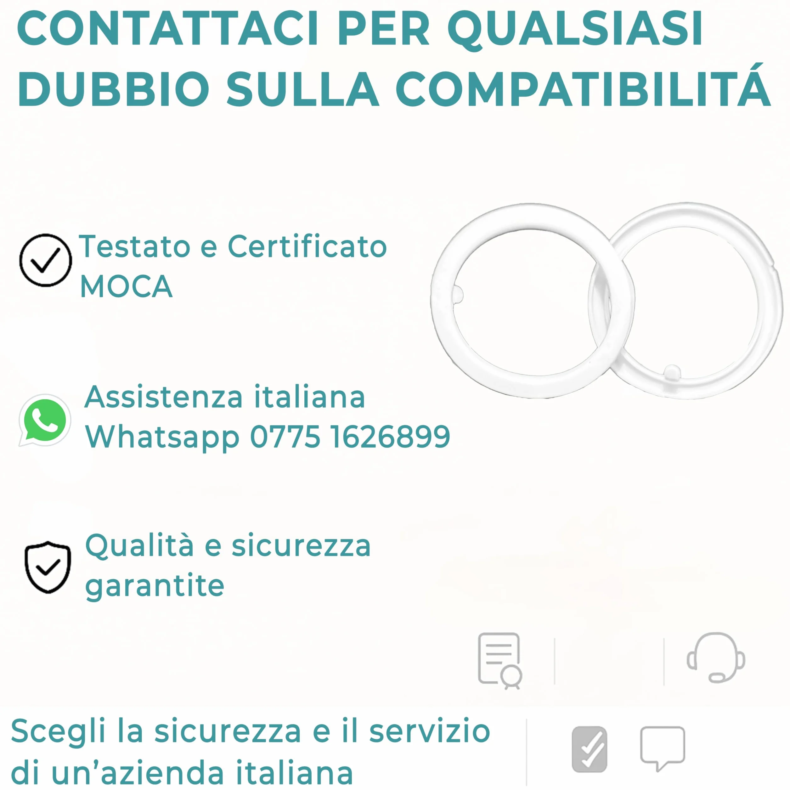 Guarnizioni per Scaldabiberon Portatile da 50 mm – 2 Pezzi in Silicone Alimentare - BPA free - Compatibile con Tutti i Migliori Brand di Scaldabiberon