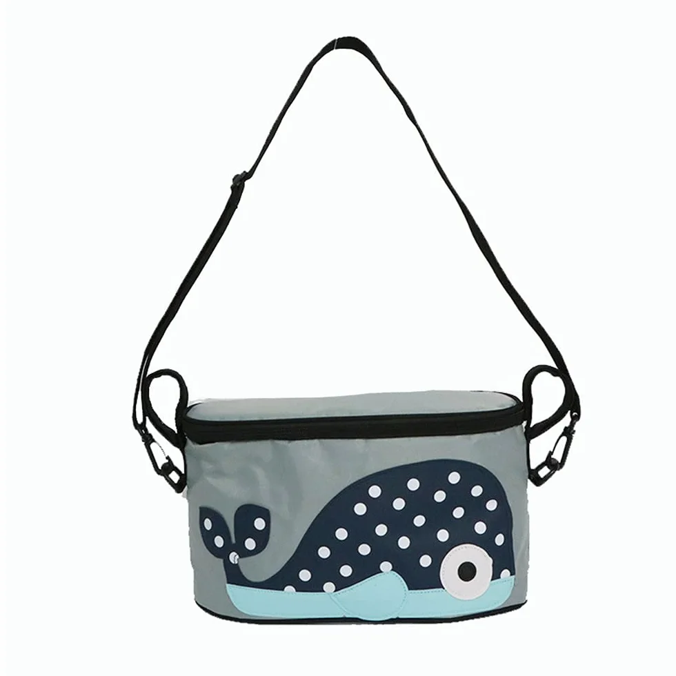 Borsa per Passeggino, Organizer Universale per Passeggino, Borsa Portaoggetti Passeggino Universale, Può Essere Utilizzato per Riporre Pannolini e Giocattoli, Adatto a Tutti i Passeggini