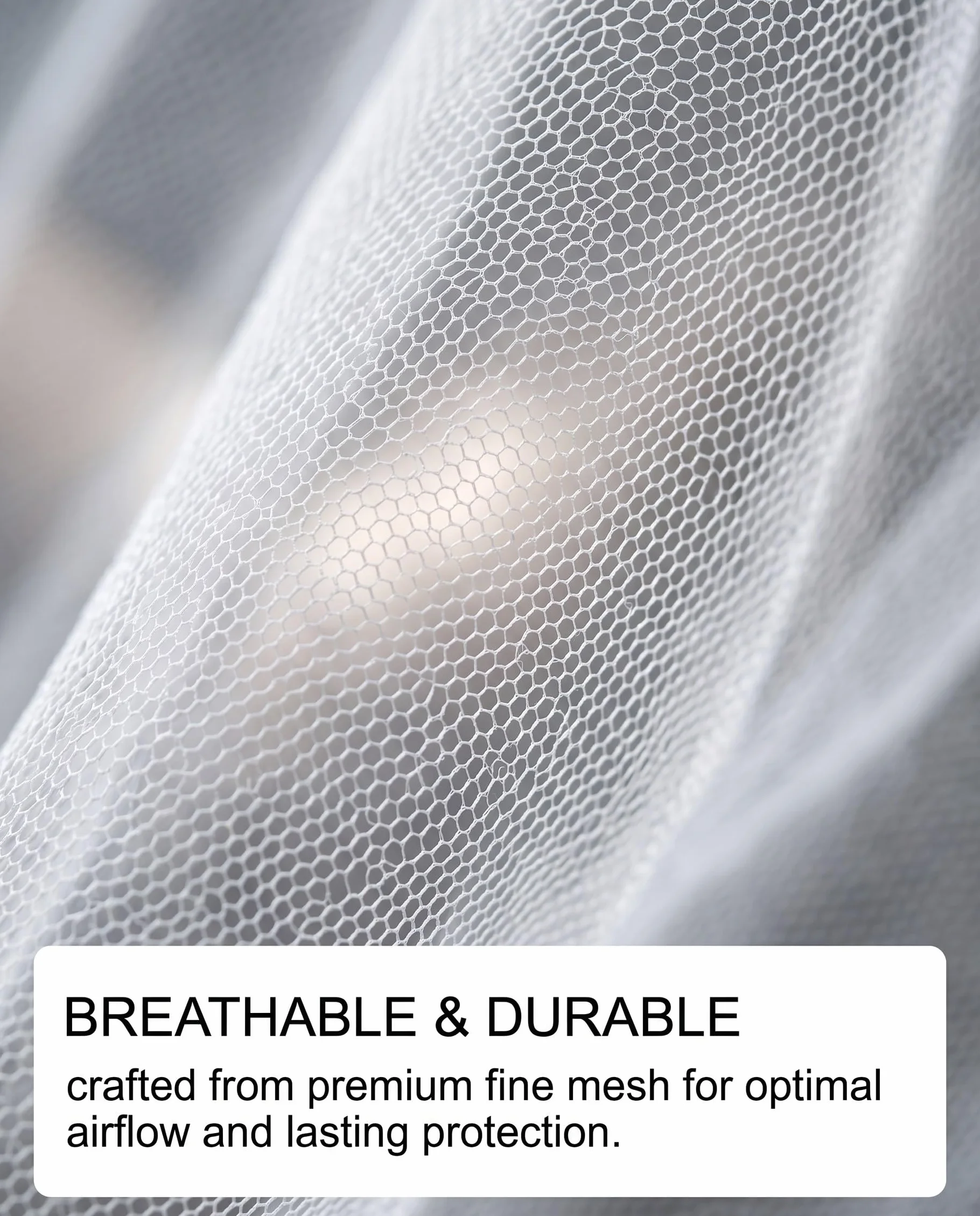Zanzariera Universale Bianco 1pz per Passeggino Carrozzina Culla Neonato. Protezione Insetti e Zanzare, per un Sonno Sereno e Sicuro del Bambino.