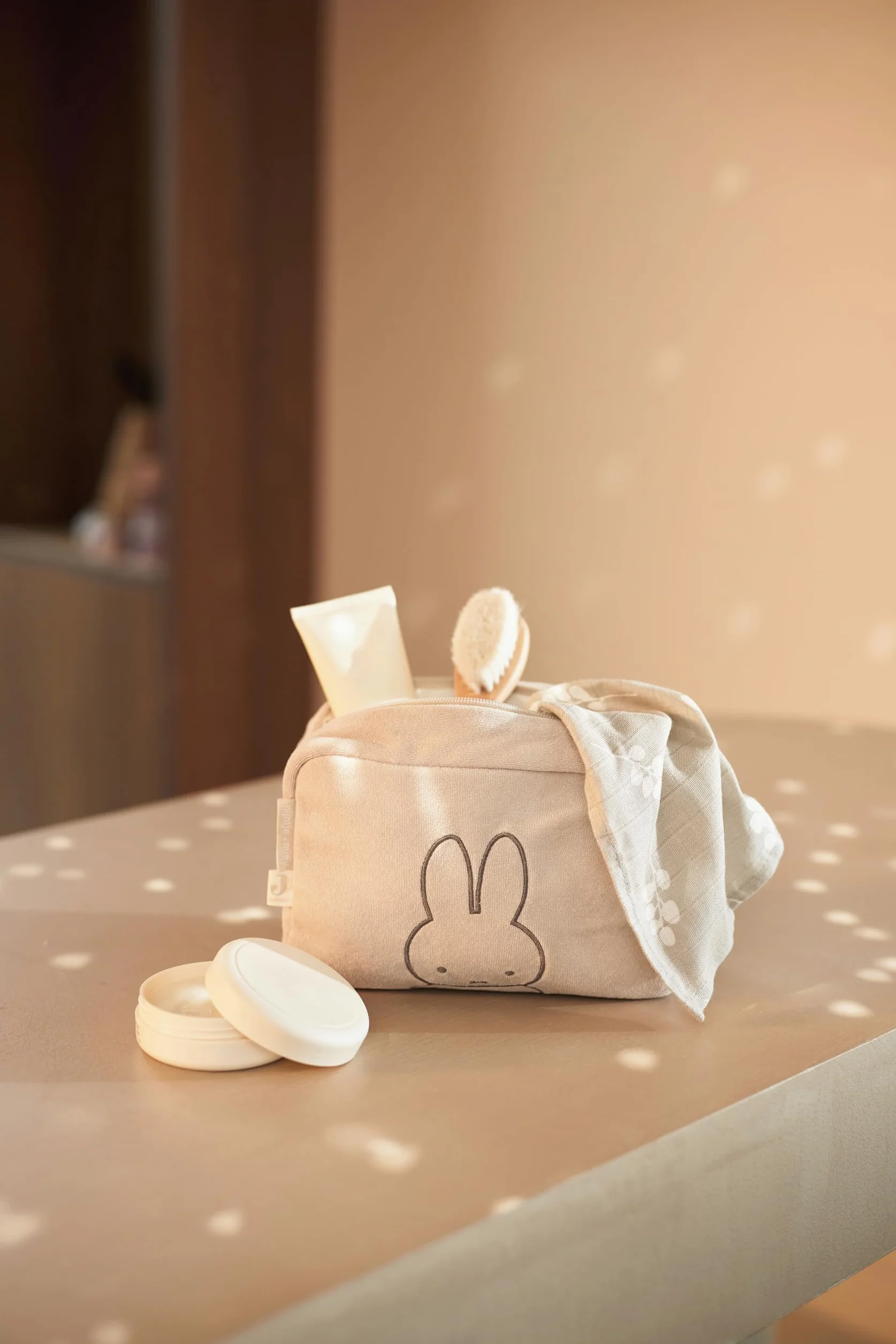Jollein Miffy, borsa per pannolini, in spugna, colore: beige