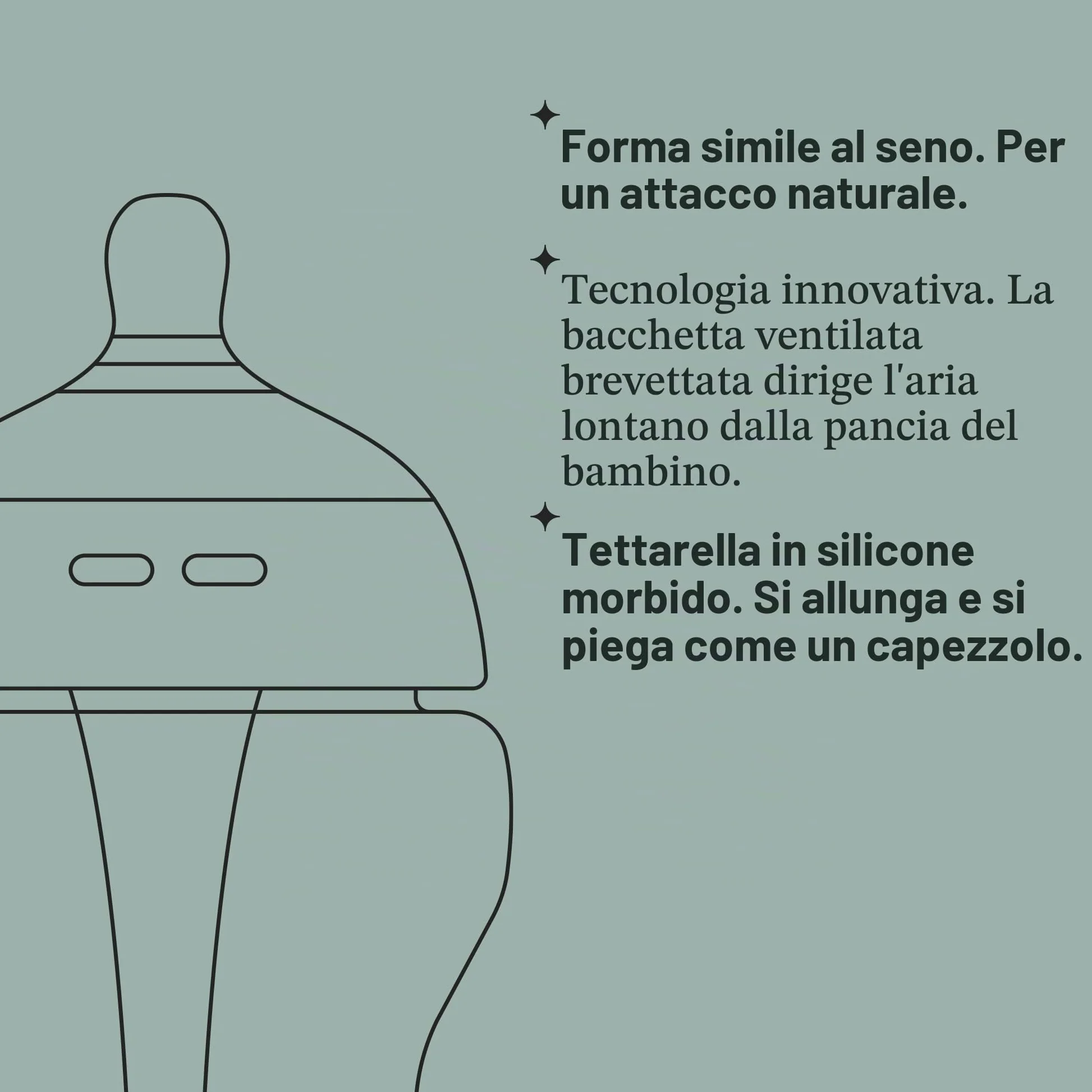 Tommee Tippee biberon, 260ml | biberon anti-colica avanzato, con tettarella simile al seno materno, cannuccia anti-colica ventilata, autosterilizzante