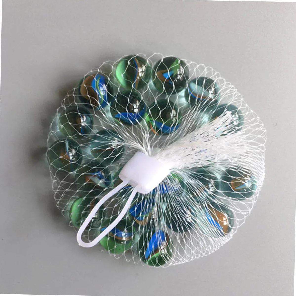 Abaodam Sacchetti in Rete per Biglie e Giocattoli, Borsa a Rete con Coulisse in Fibra di Vetro, Portatile con Maniglia, Accessorio per Organizzazione Cucina e Viaggio, Confezione da 100
