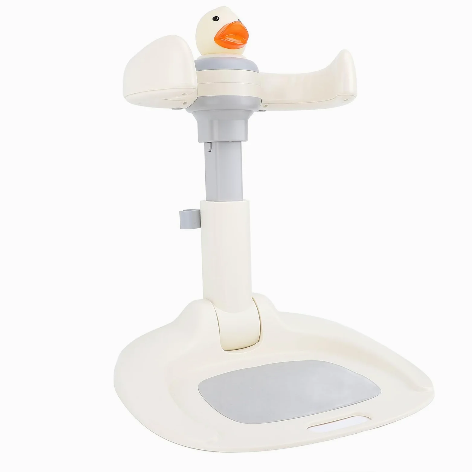 Dioche Supporto Bagno Pieghevole per Doccia per Bambini - Altezza Regolabile con Base Antiscivolo - Design Papera Cartone Animato - Supporto per Bagnetto per Bambini Piccoli - Ideale per il Bagnetto