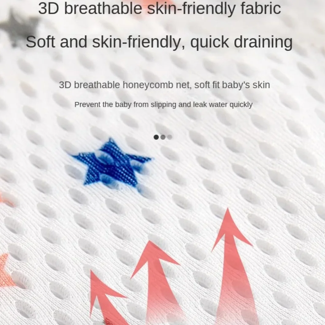 Bagnetto Supporto Sedile Regolabile, Cuscino Neonato, Riduttore Vaschetta, Tappetino da Bagno, Rete Sedile Inserto, Cuscino Supporto Antiscivolo