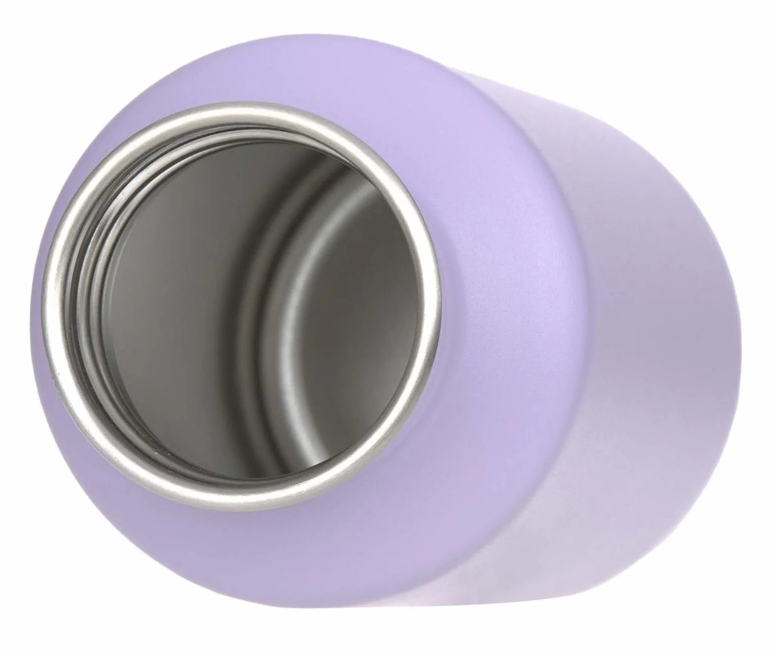 LÄSSIG Bottiglia per bambini in acciaio inox senza BPA 500ml per l'asilo, a prova di perdite, con tappo per lo sport/Bottle Stainless Steel Little Gang Heart lilac
