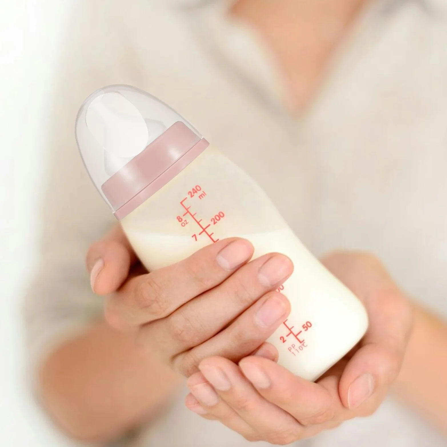 GARVALON Coperchi Trasparenti per Biberon in Plastica Resistente, Tappi di Ricambio Antiperdite per Bottiglie di Latte Set da 3 Pezzi per Protezione Igienica Durante L’allattamento