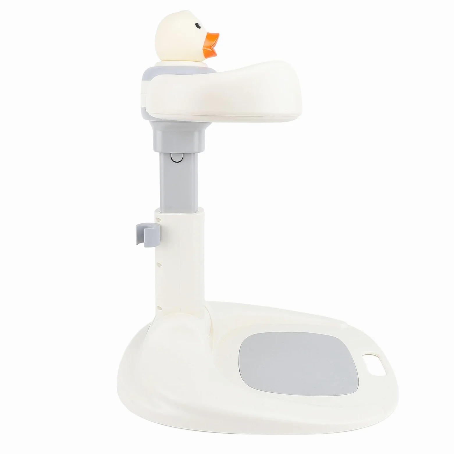 Dioche Supporto Bagno Pieghevole per Doccia per Bambini - Altezza Regolabile con Base Antiscivolo - Design Papera Cartone Animato - Supporto per Bagnetto per Bambini Piccoli - Ideale per il Bagnetto