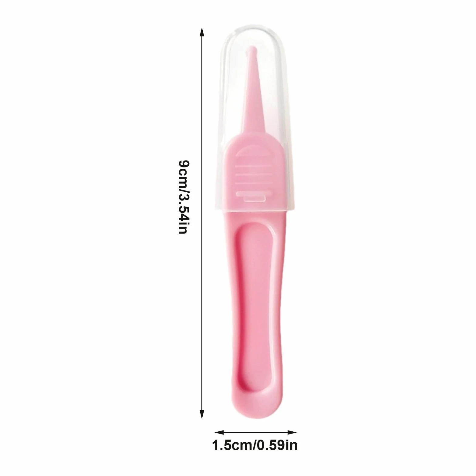 Pinzette per naso, pinzette per la pulizia del naso, detergente per bambini, pinza rotonda, portatile e sicuro e per pulire i condotti uditivi, i passaggi nasali e lo sporco ombelicale