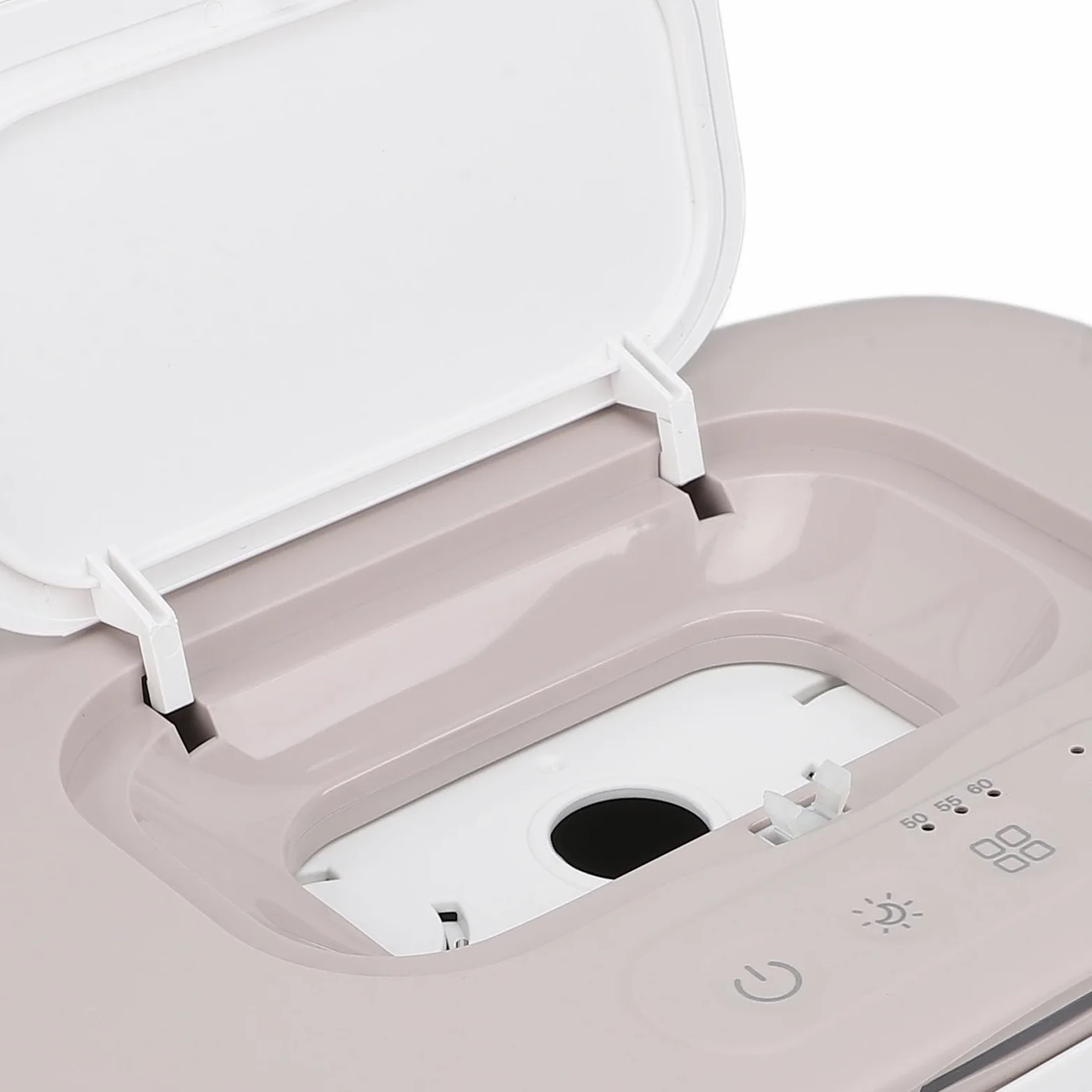 Generic Elegante Scaldasalviette per Neonati con Luce Notturna a Temperatura Regolabile Comoda Cura del Bambino Nelle Stanze Buie (GRAY)